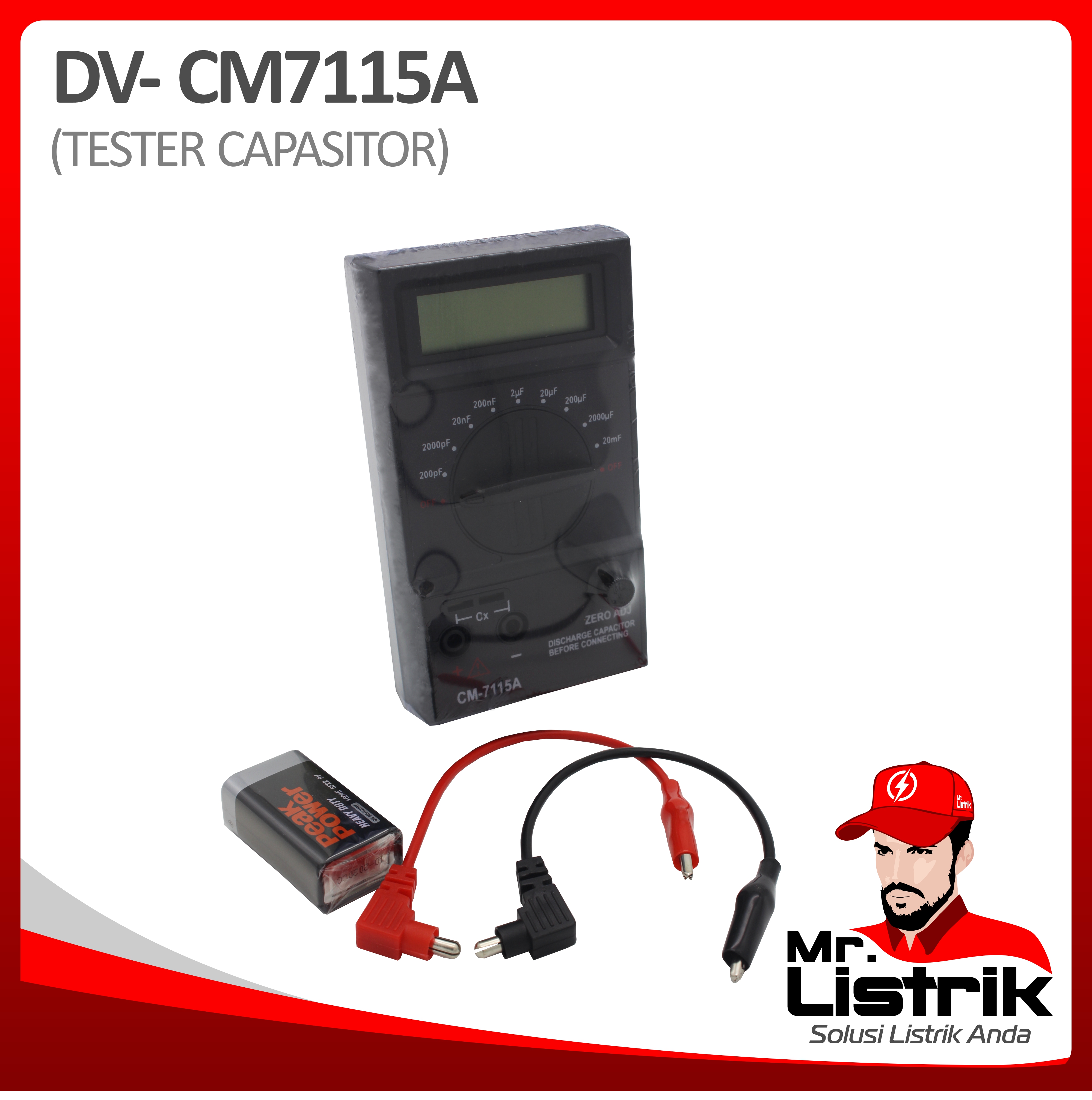 Tester Capacitor DV CM7115A