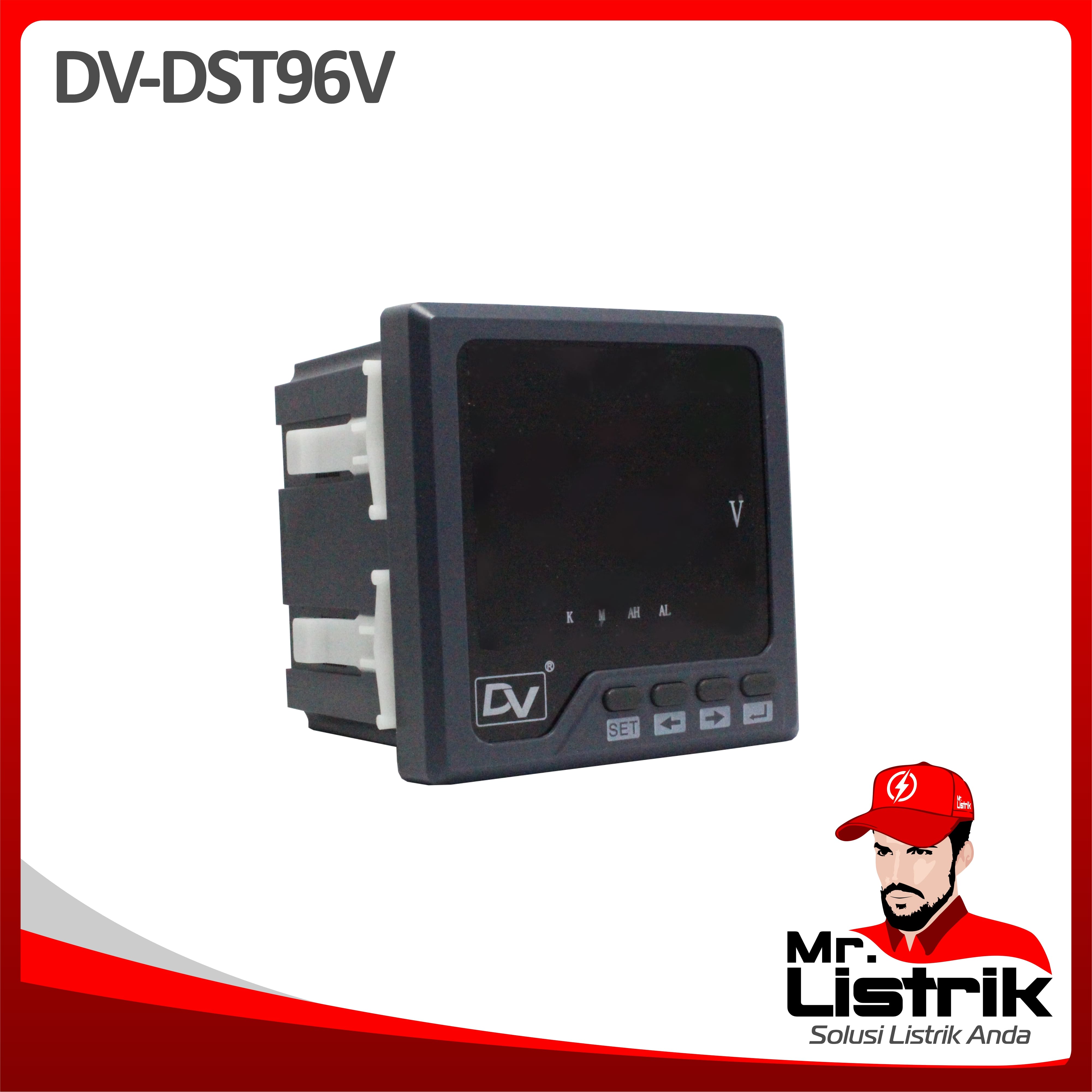 Voltmeter Digital 1P LED Display 96x96 DV / DST96V