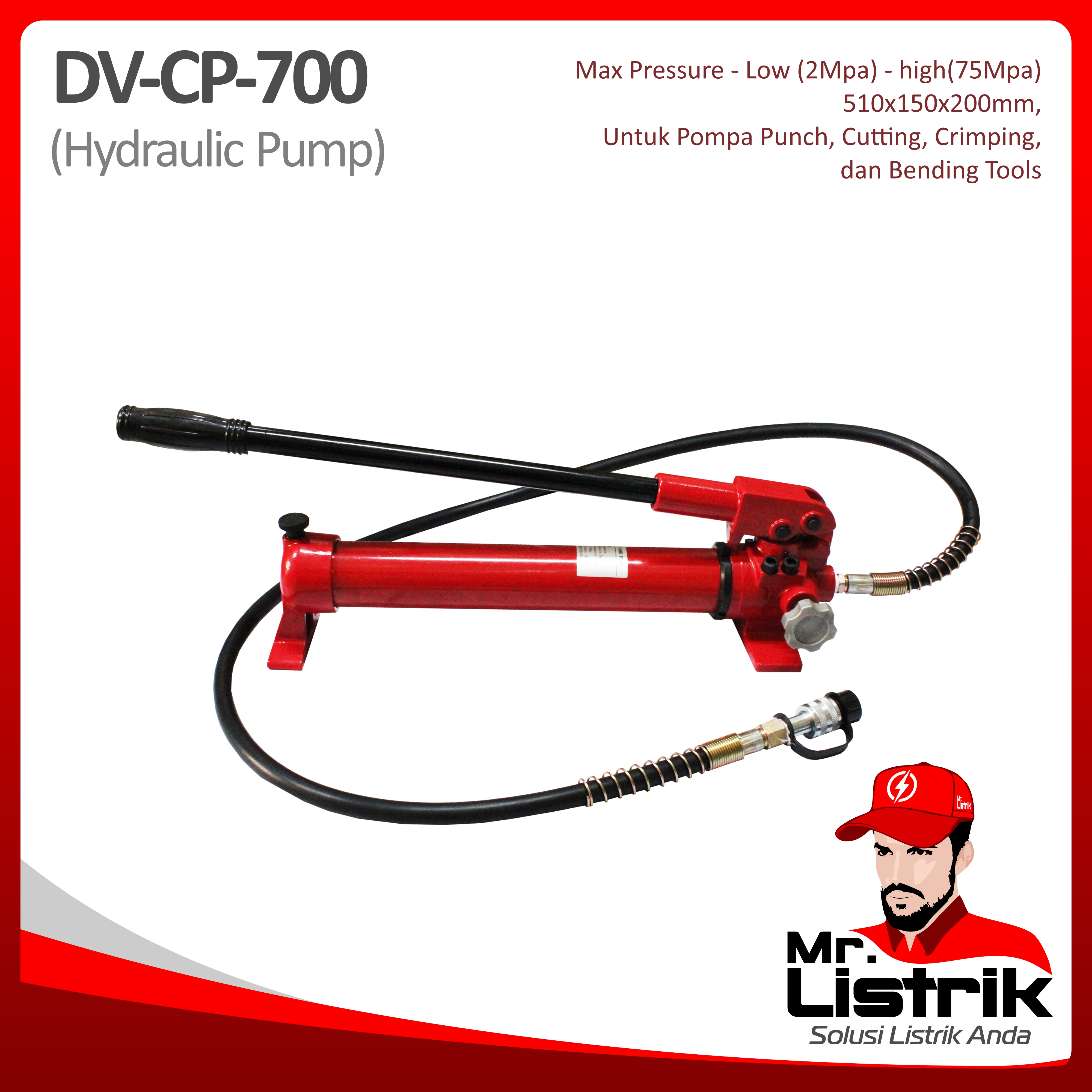 Hydraulic Pump Pompa Hidrolik DV CP-700
