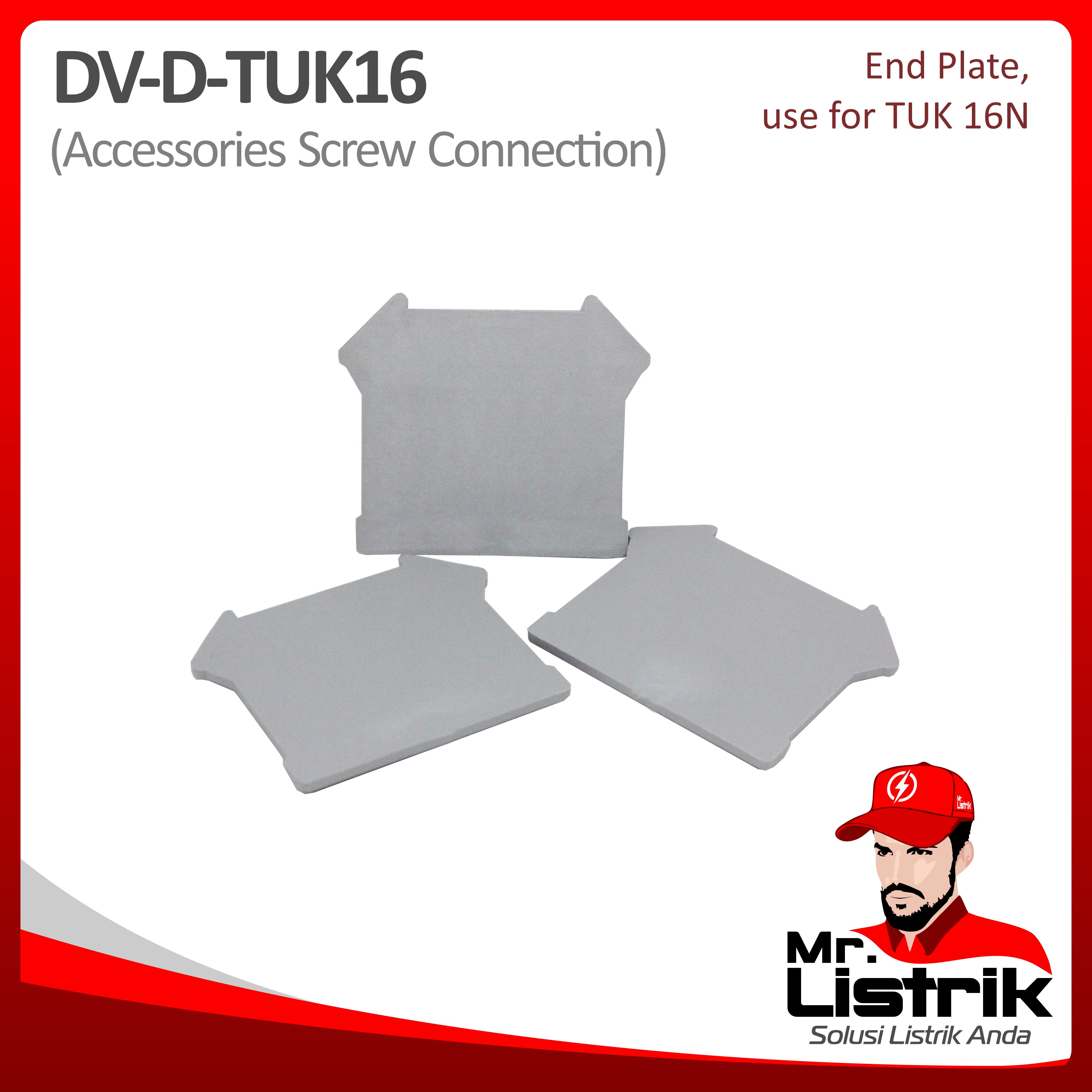 End Plate For TUK16 DV D-TUK16