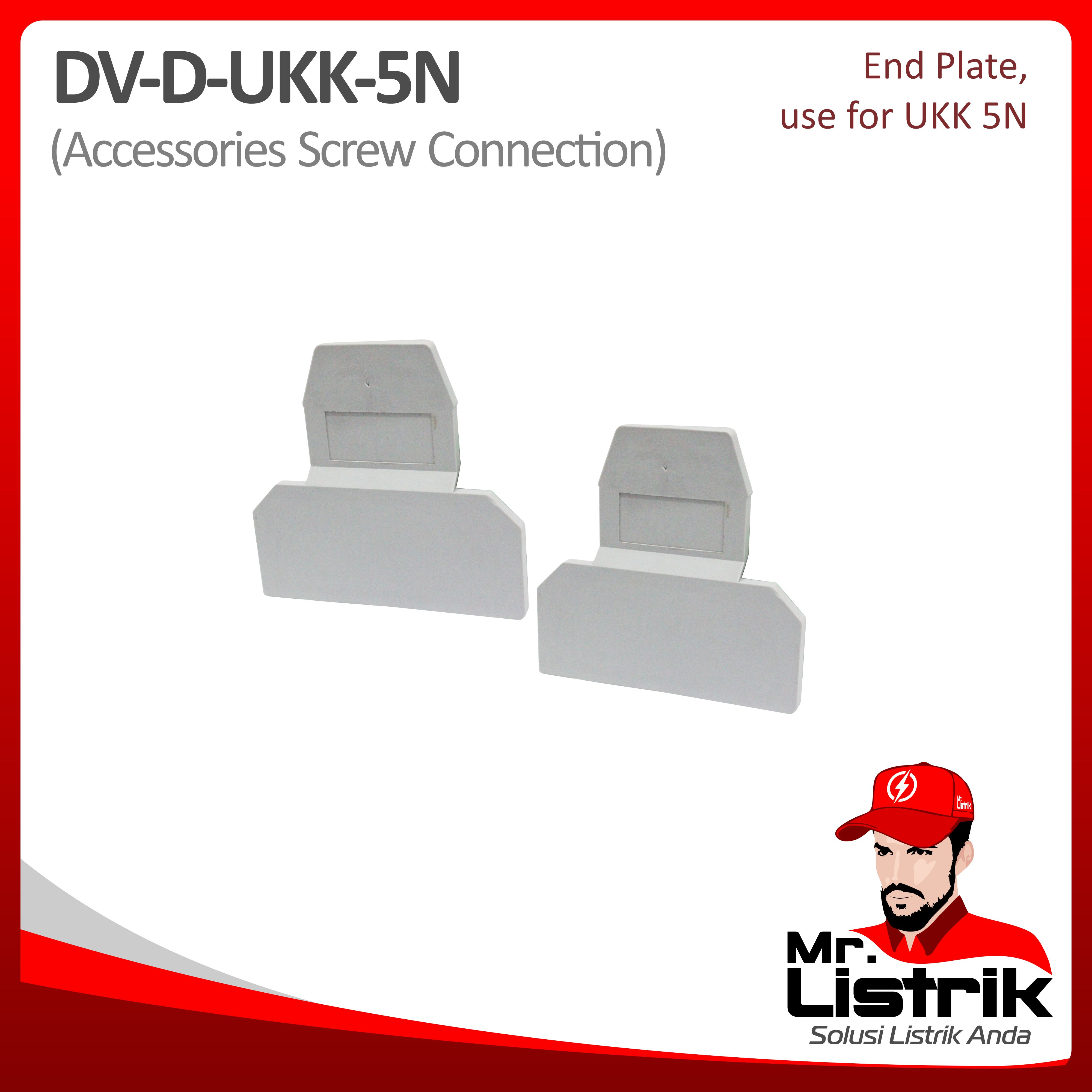 End Plate For UKK5 DV D-UKK-5N