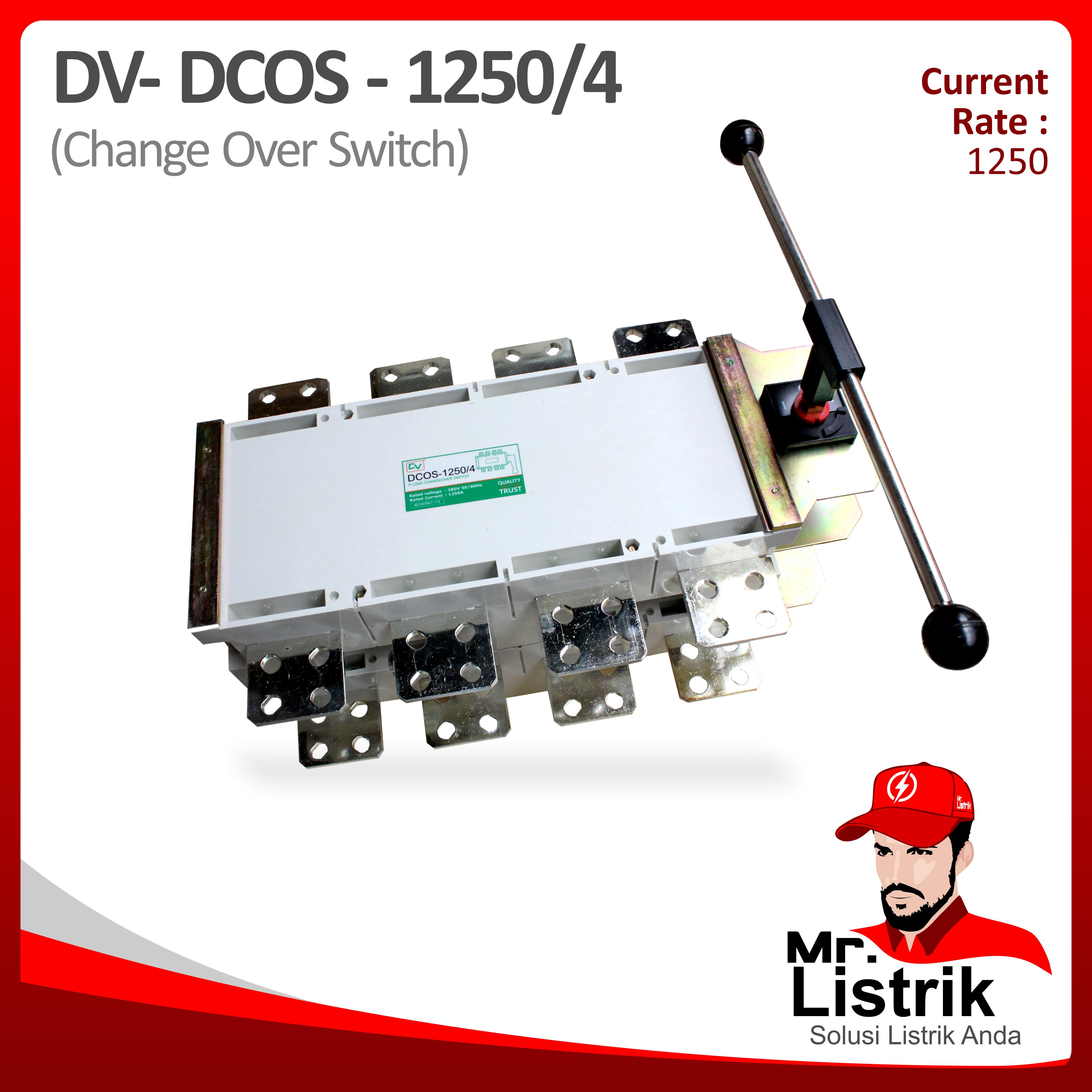 Change Over Switch 4P 1250A DV DCOS-1250/4