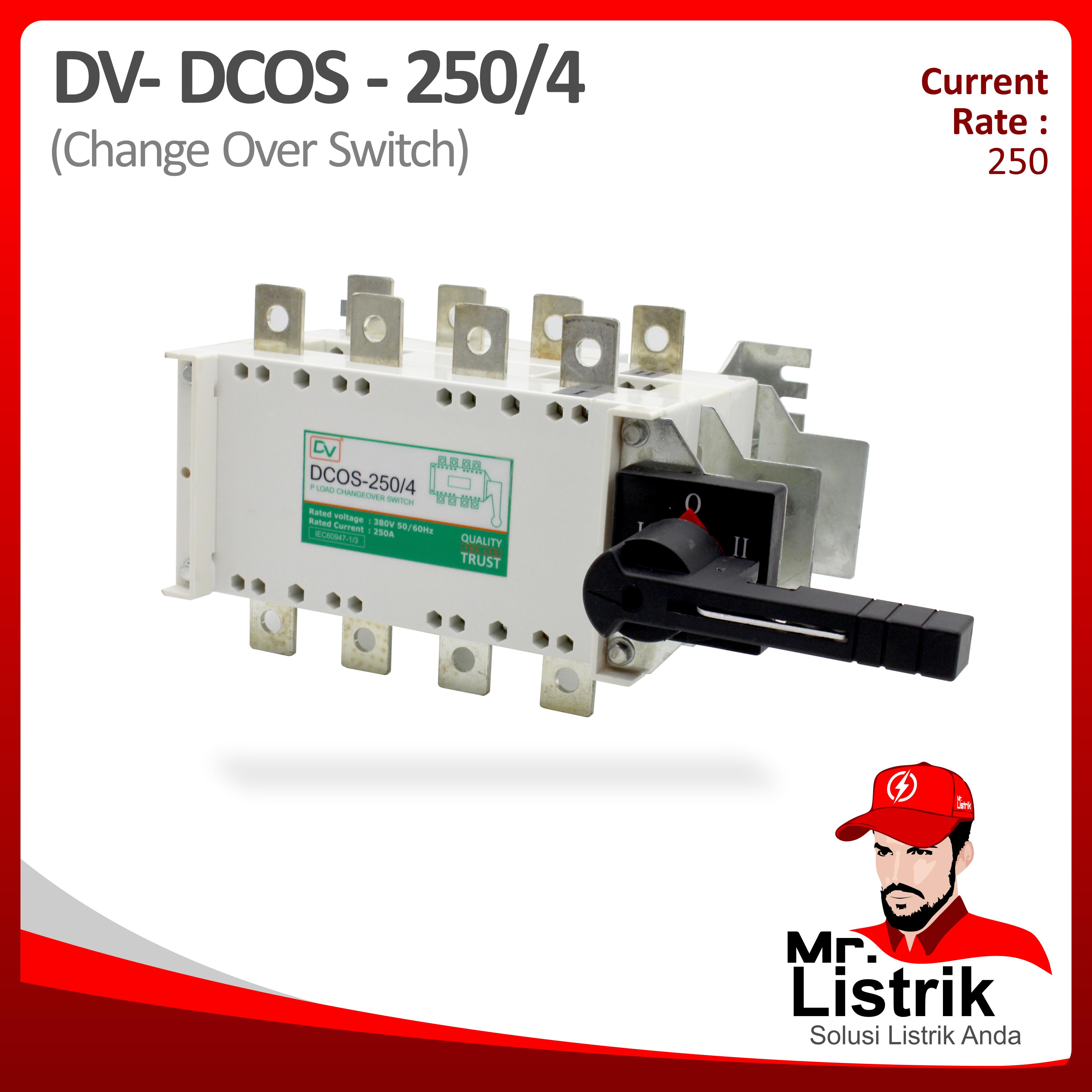 Change Over Switch 4P 250A DV DCOS-250/4