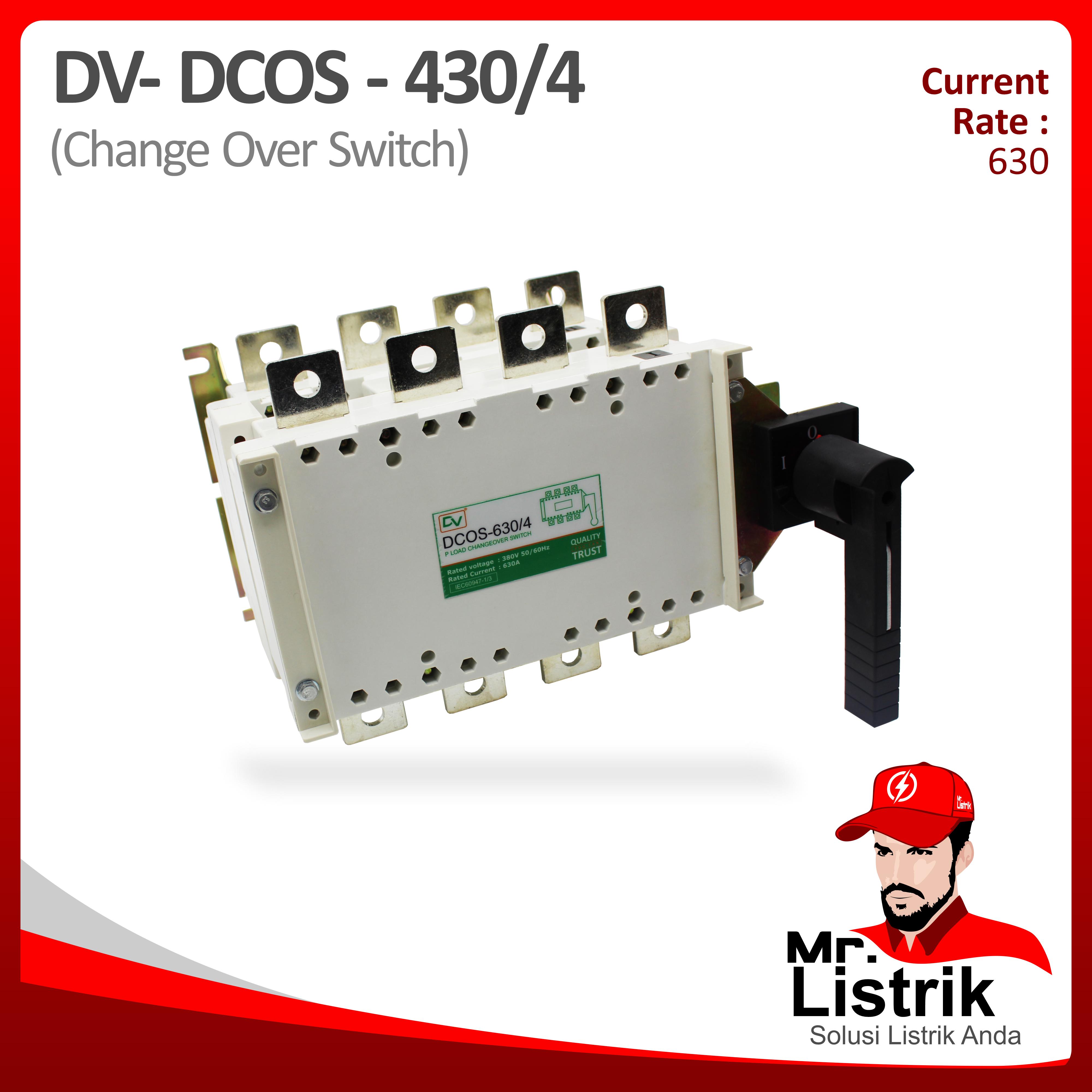 Change Over Switch 4P 630A DV DCOS-630/4