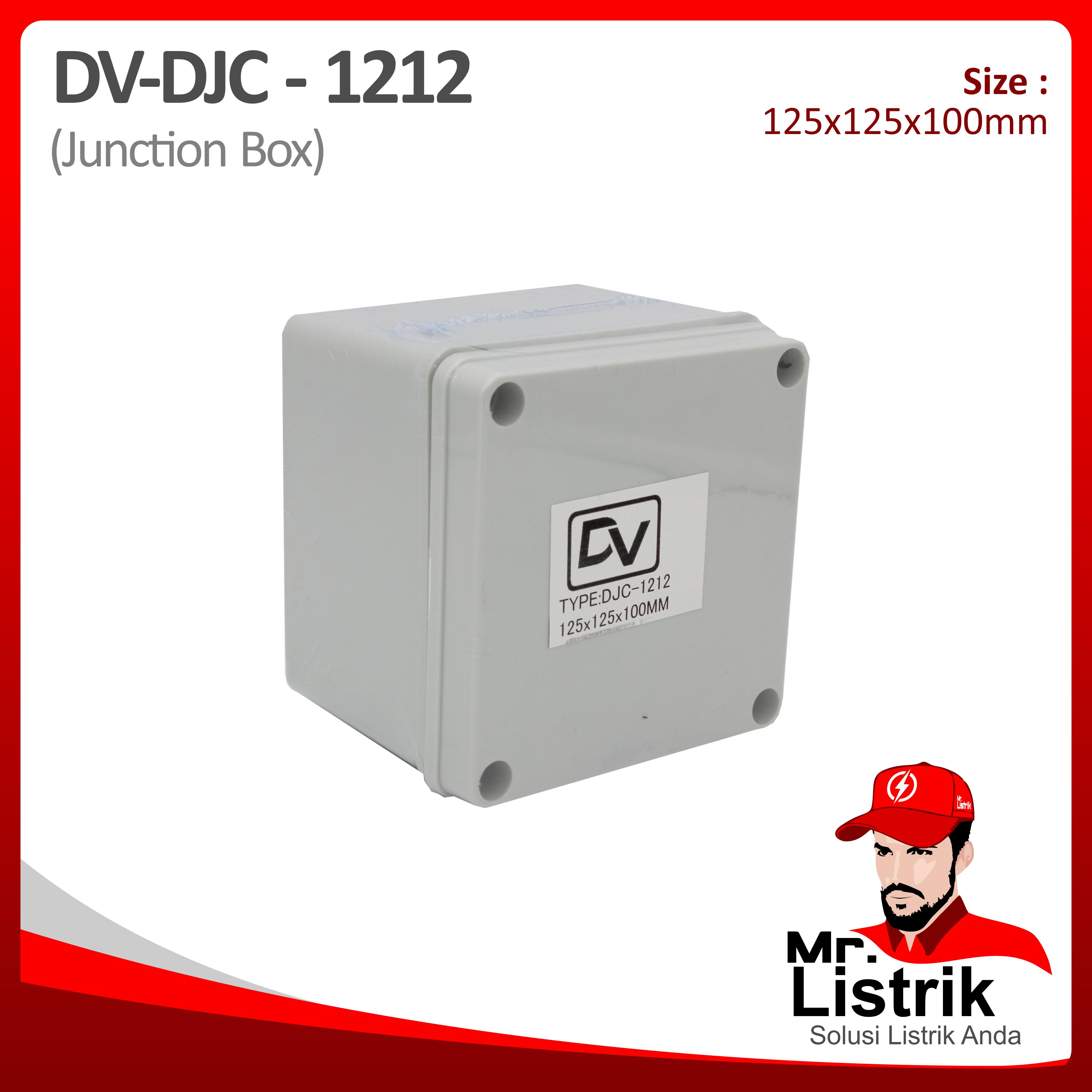 Junction Box 125x125x100 DV DJC-1212