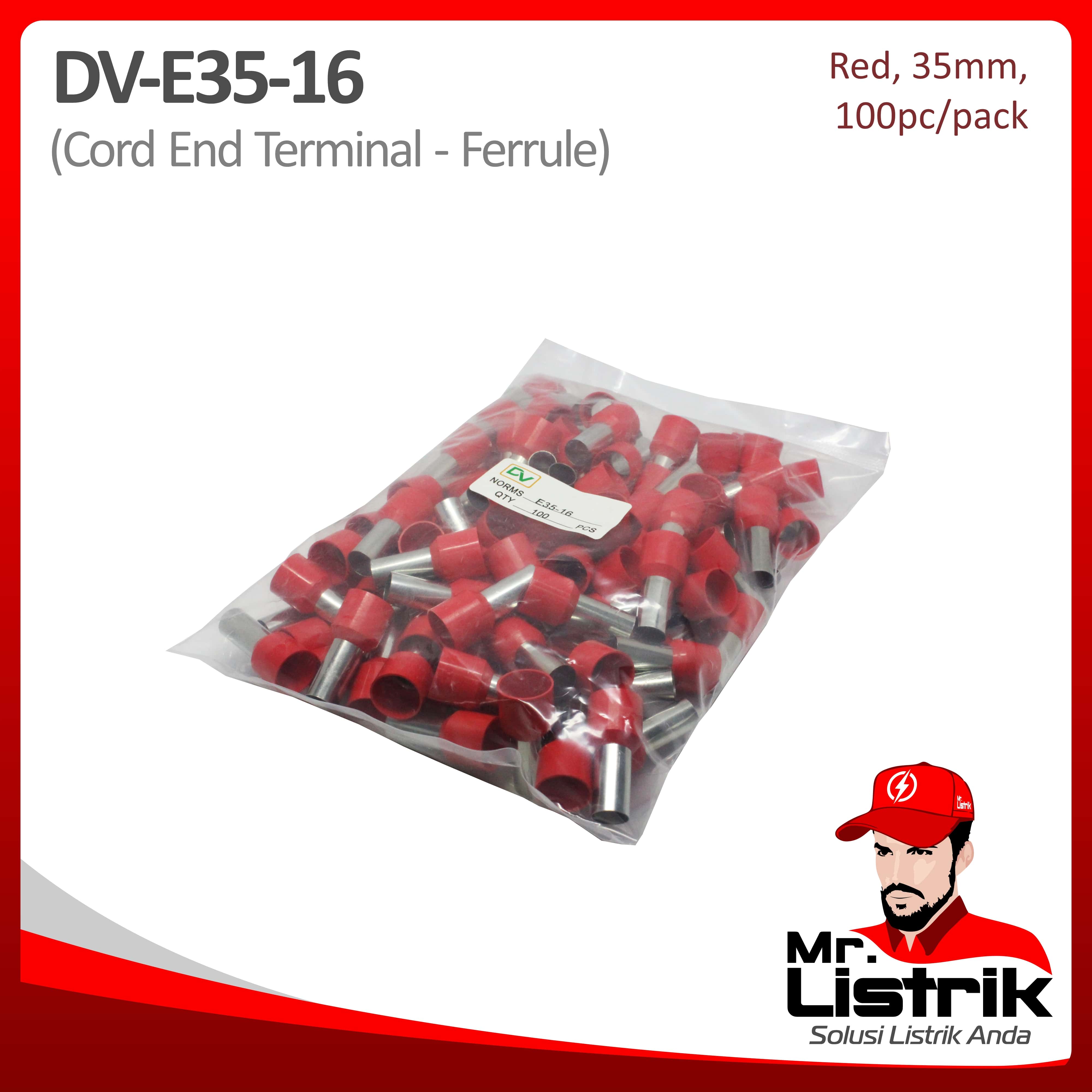 Skun Ferrules 35mm Beige DV E35-16