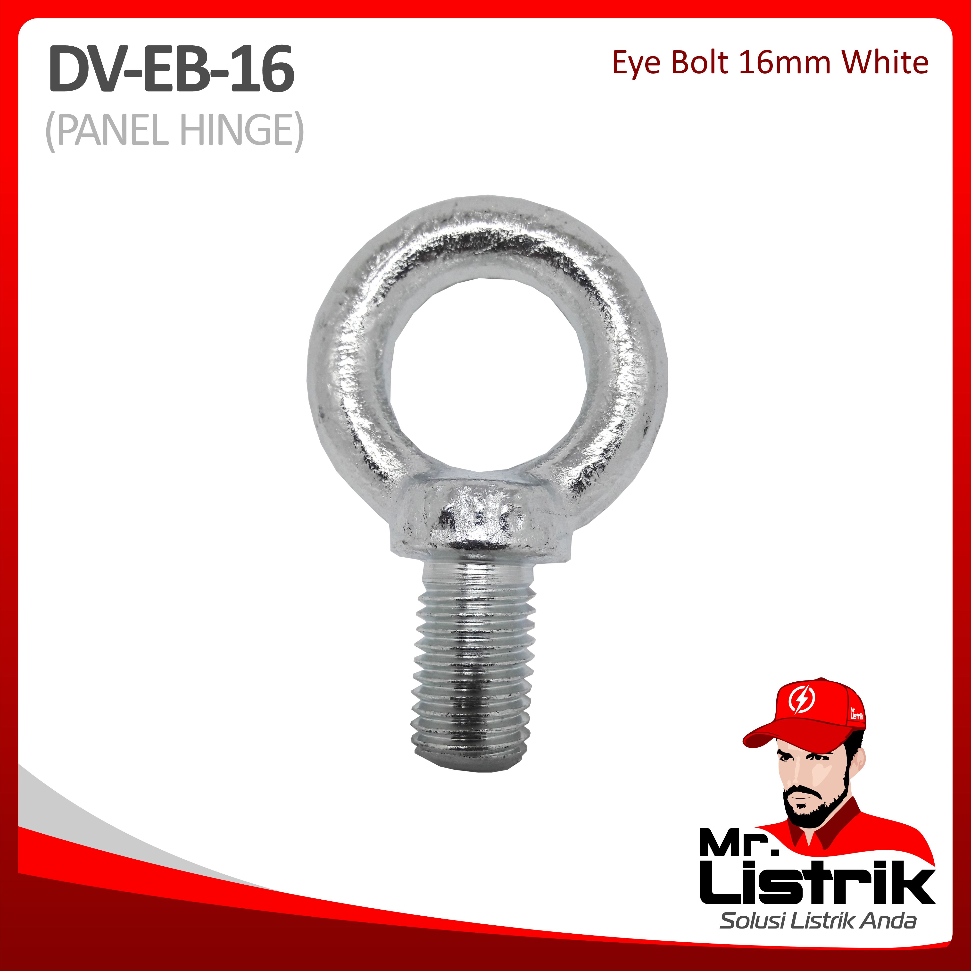 Eye Bolt 16mm White DV EB-16