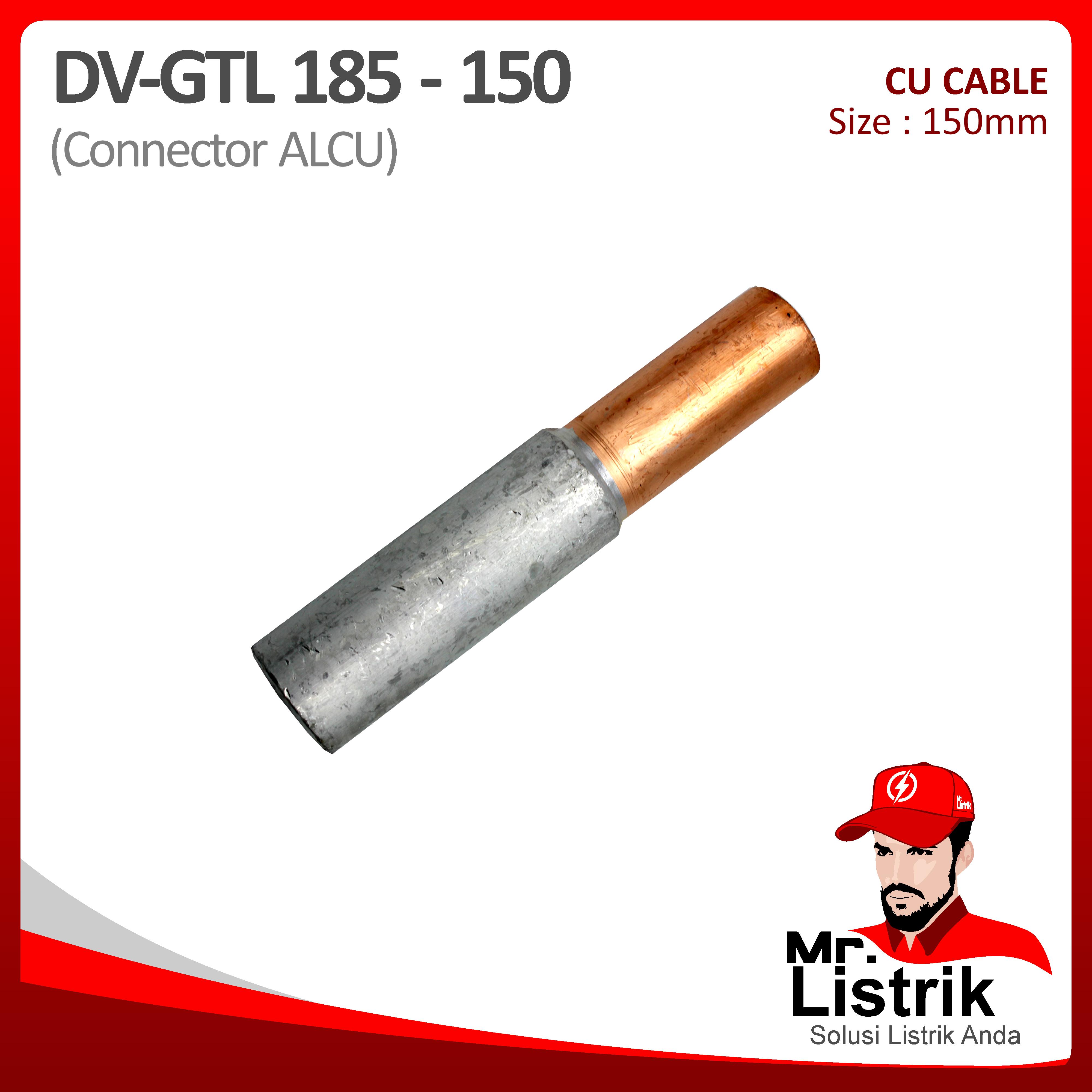 Connector ALCU 185mm DV GTL-185-150