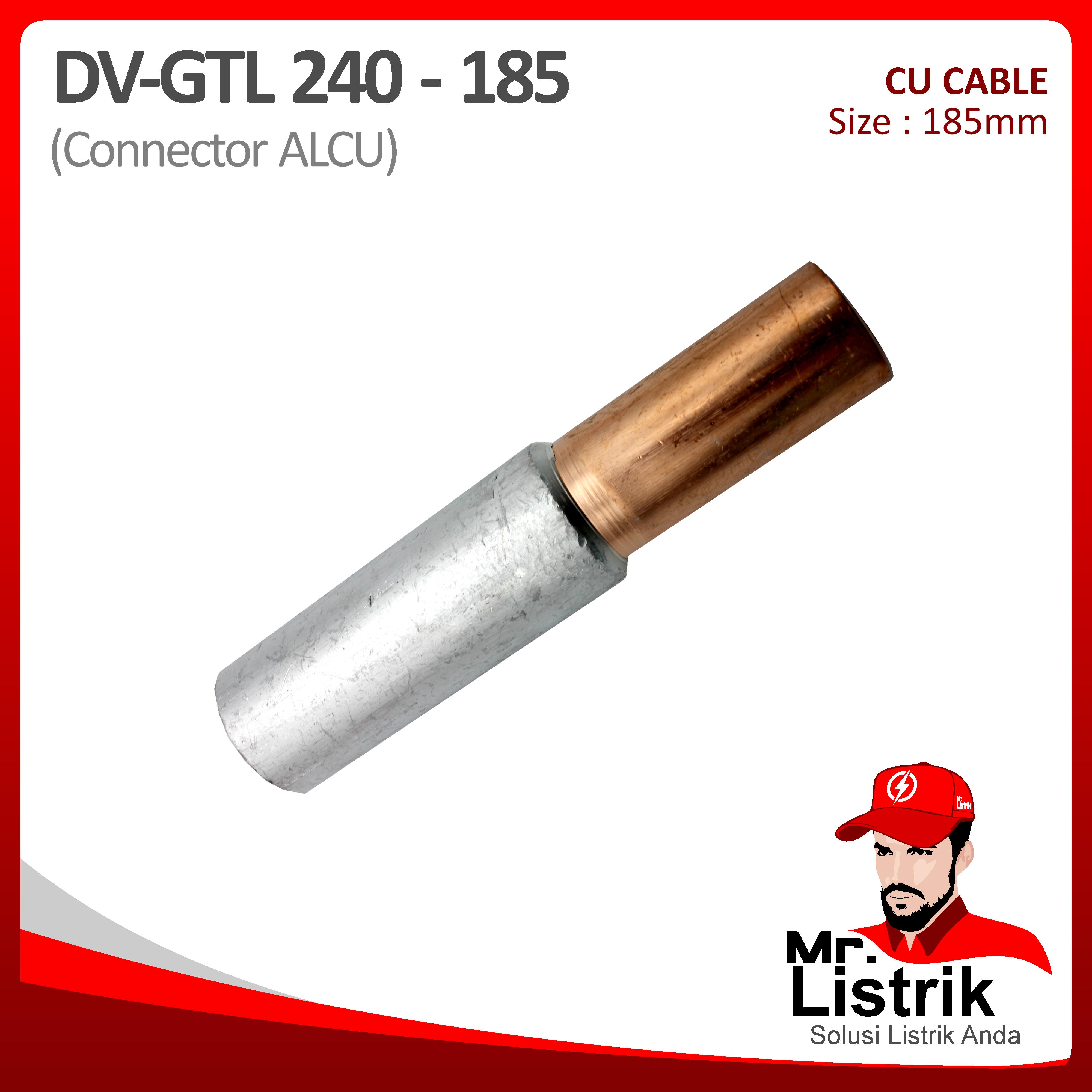 Connector ALCU 240mm DV GTL-240-185