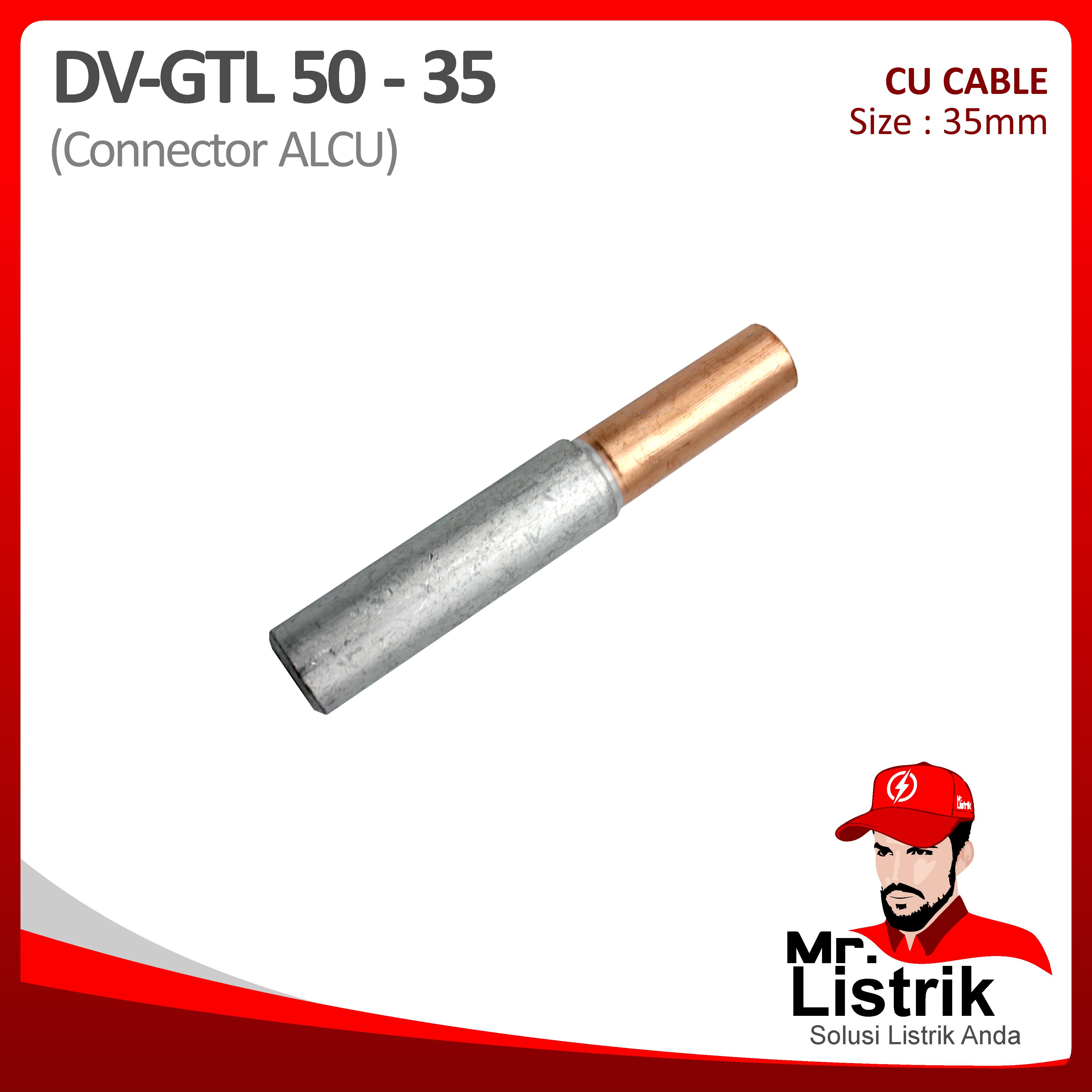 Connector ALCU 50mm DV GTL-50-35