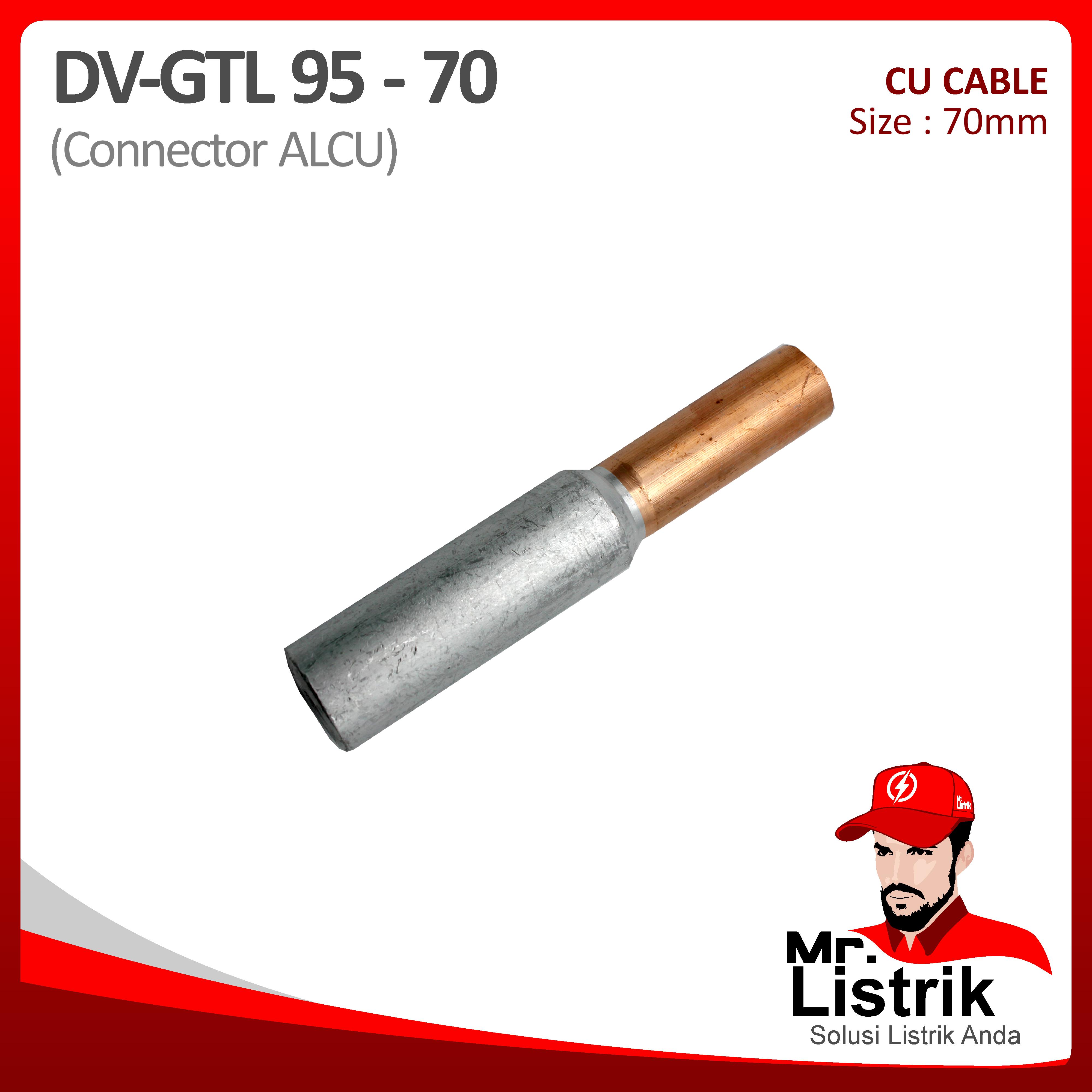 Connector ALCU 95mm DV GTL-95-70