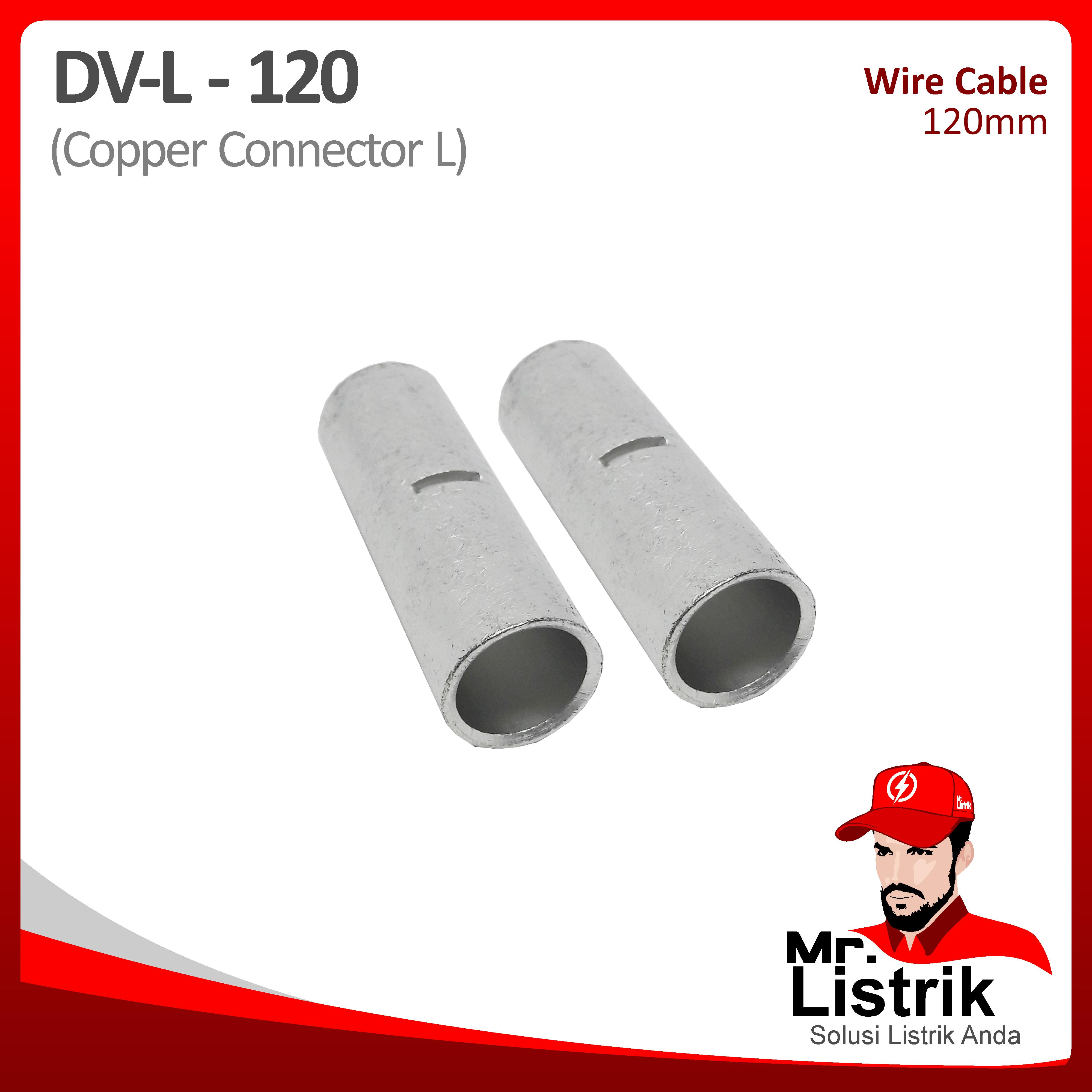 Copper Connector-L 120mm DV L-120
