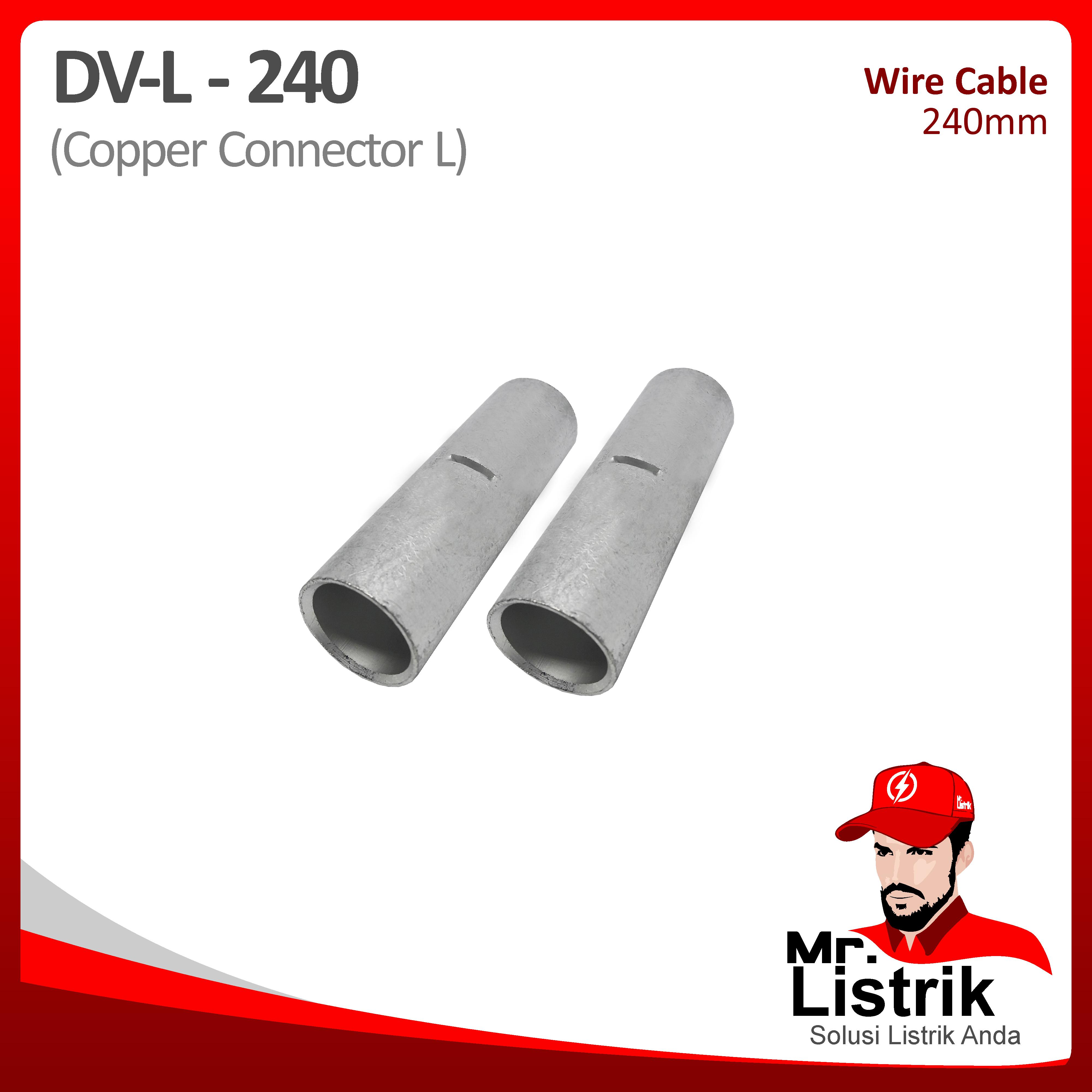 Copper Connector-L 240mm DV L-240