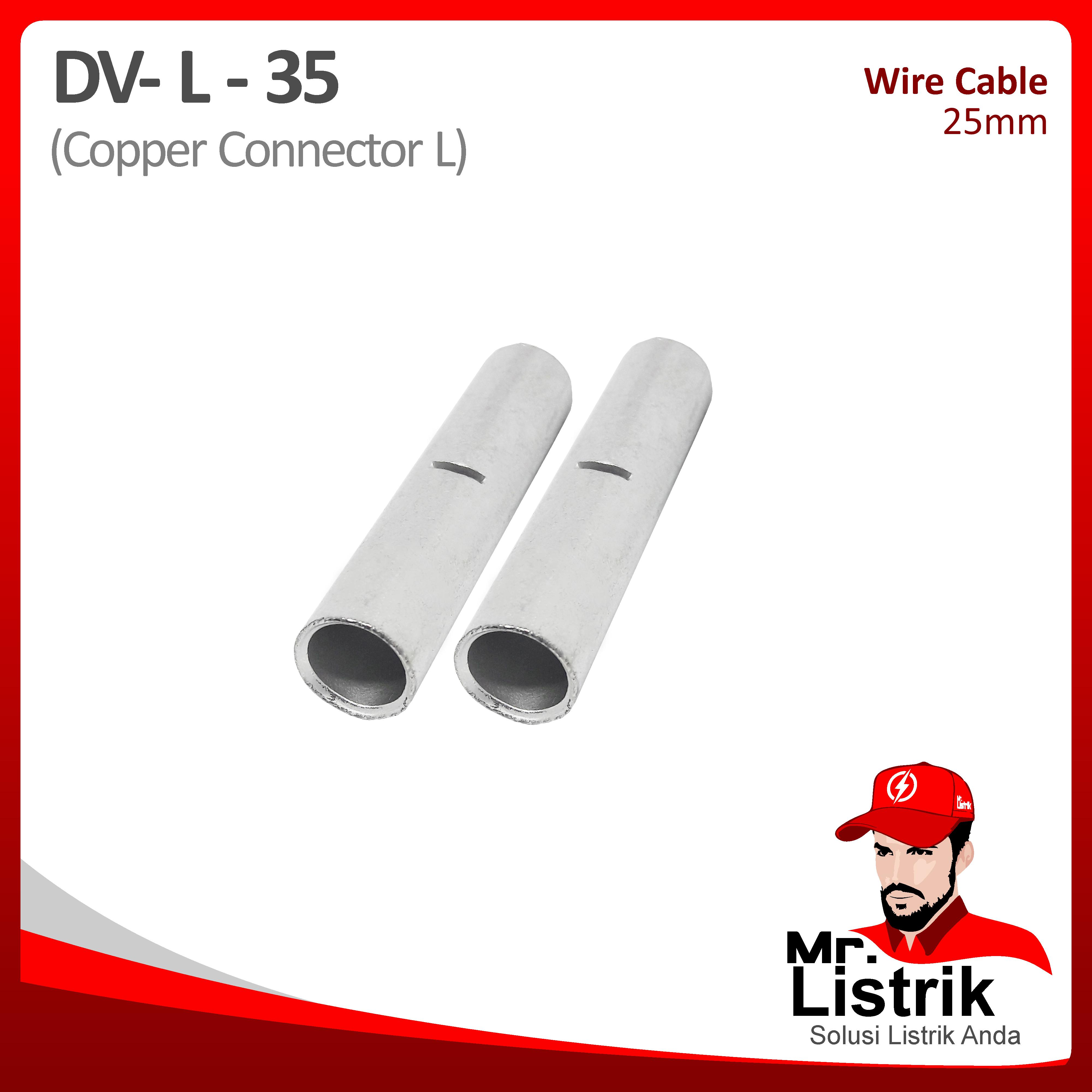 Copper Connector-L 35mm DV L-35