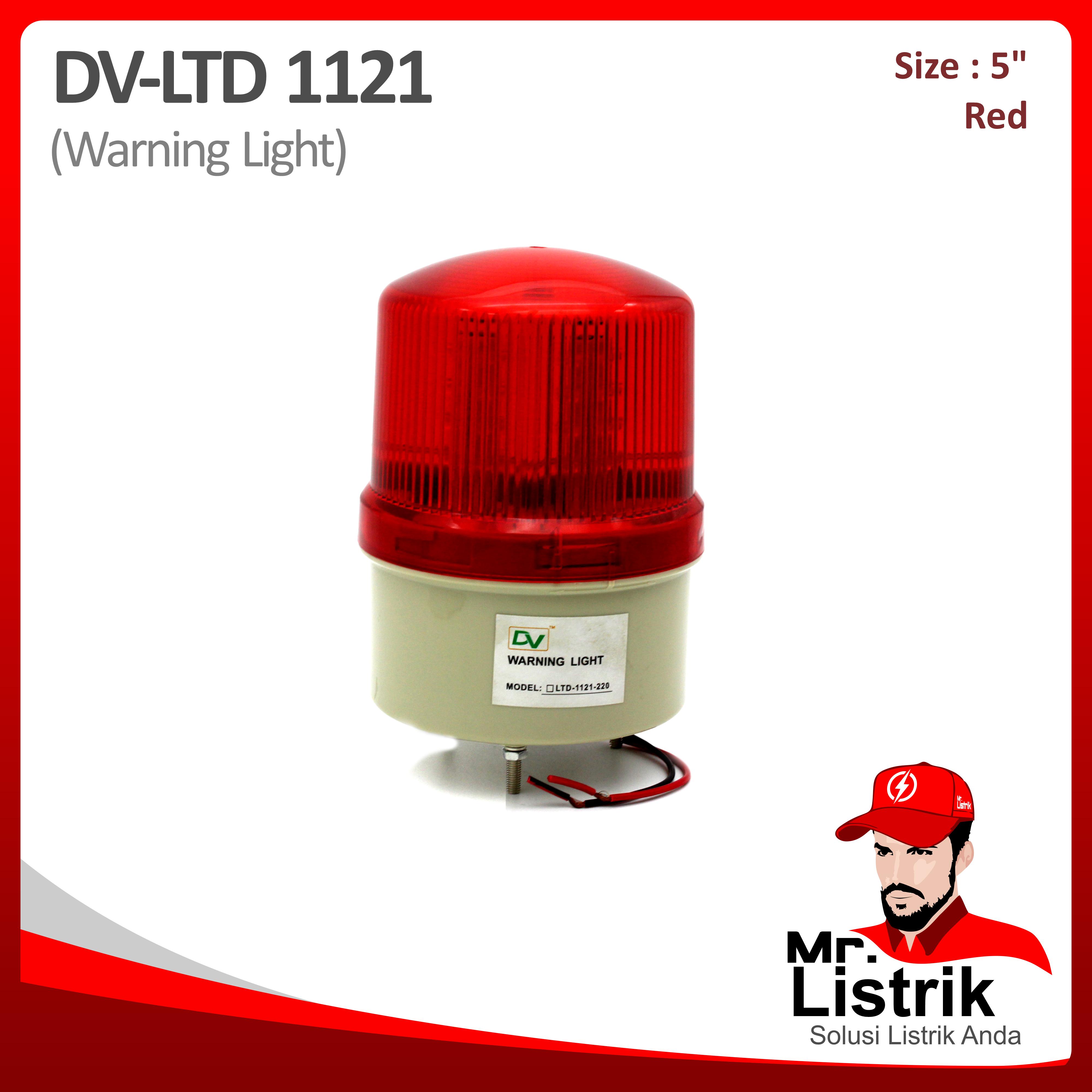 Warning Light LED Rotary 5 Inch 220VAC DV LTD-1121