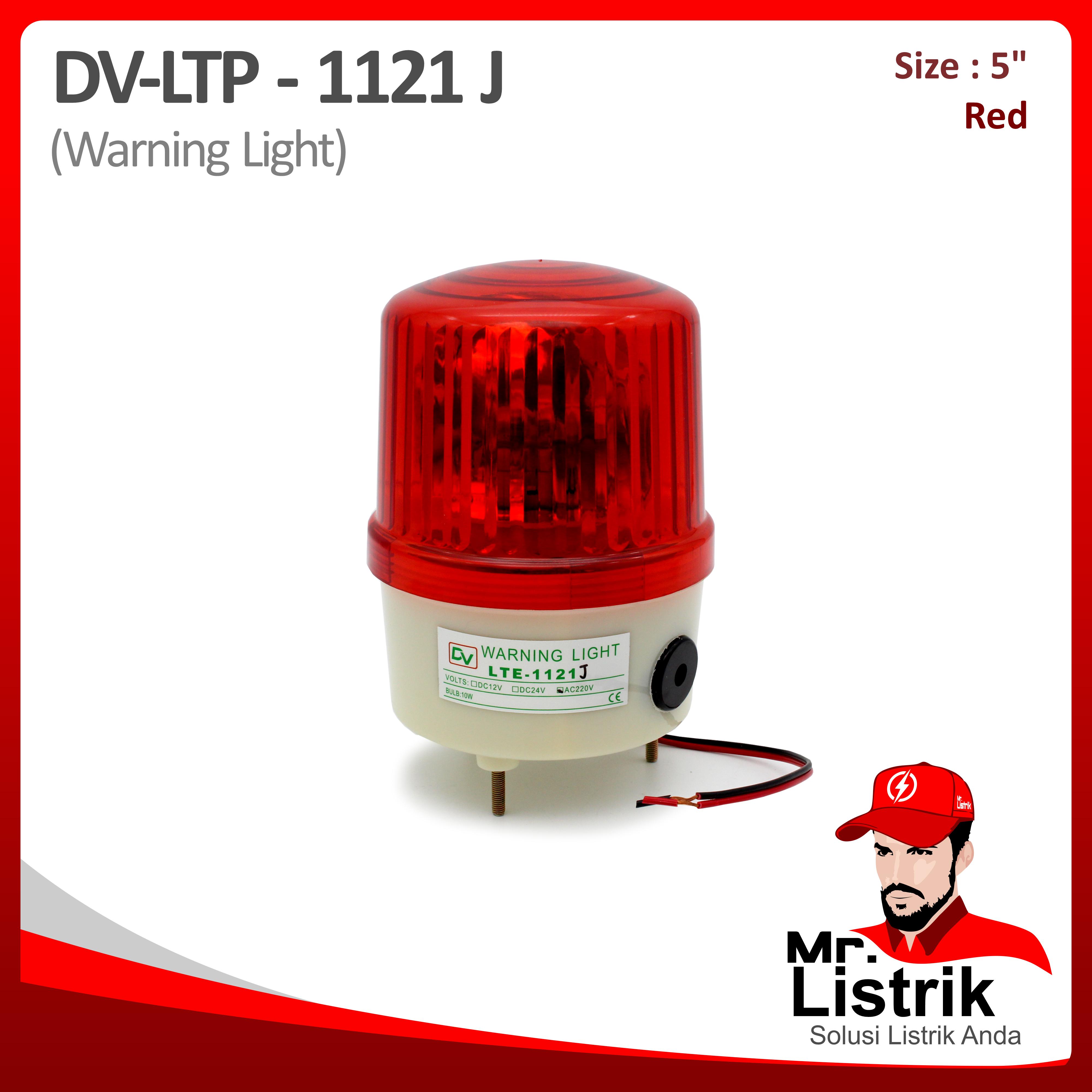 Warning Light PCB Rotary Buzzer 5 Inch 220VAC DV LTP-1121J