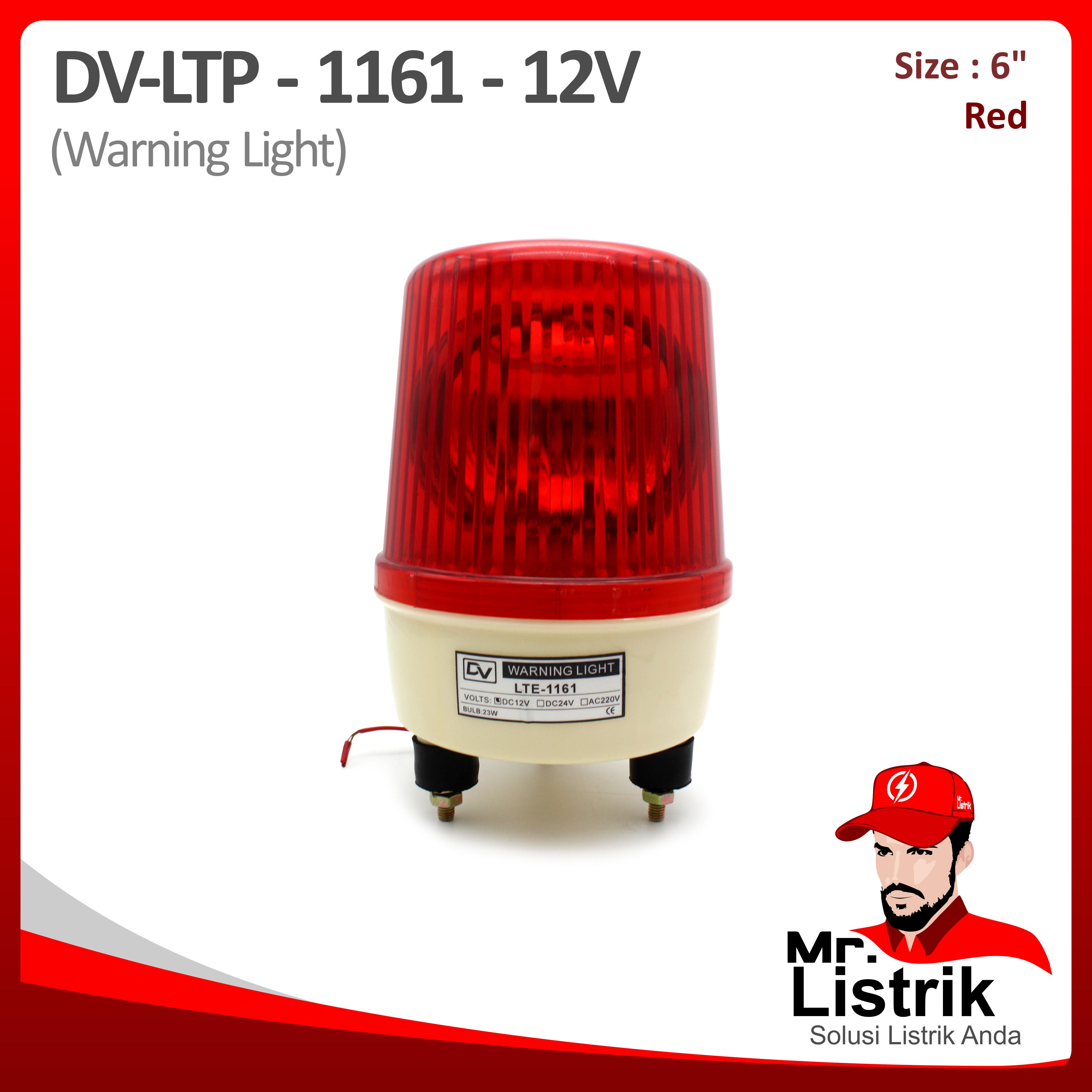 Warning Light PCB Rotary 6 Inch 12VDC DV LTP-1161