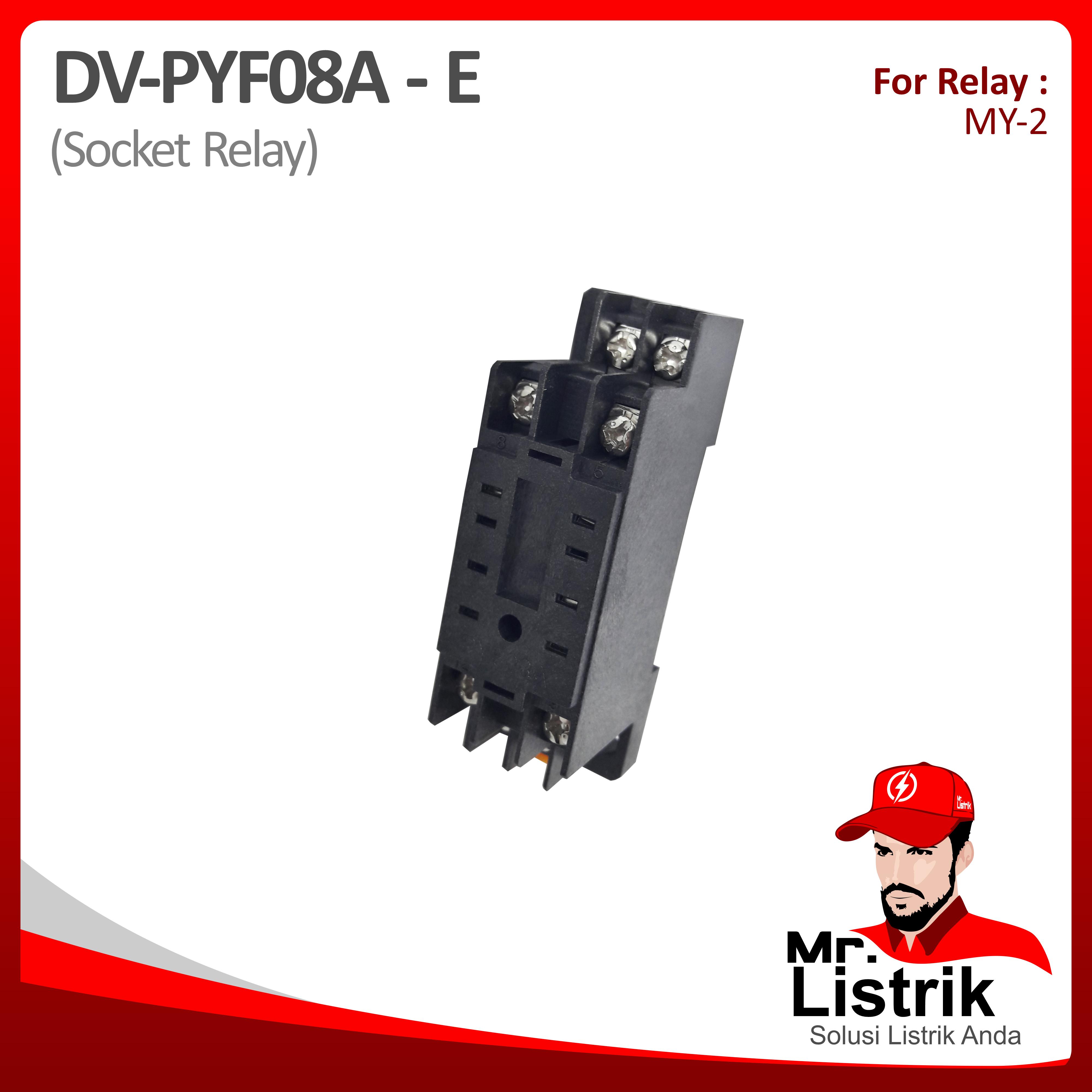 Socket Relay 8 Pin MY-2 DV PYF08A-E