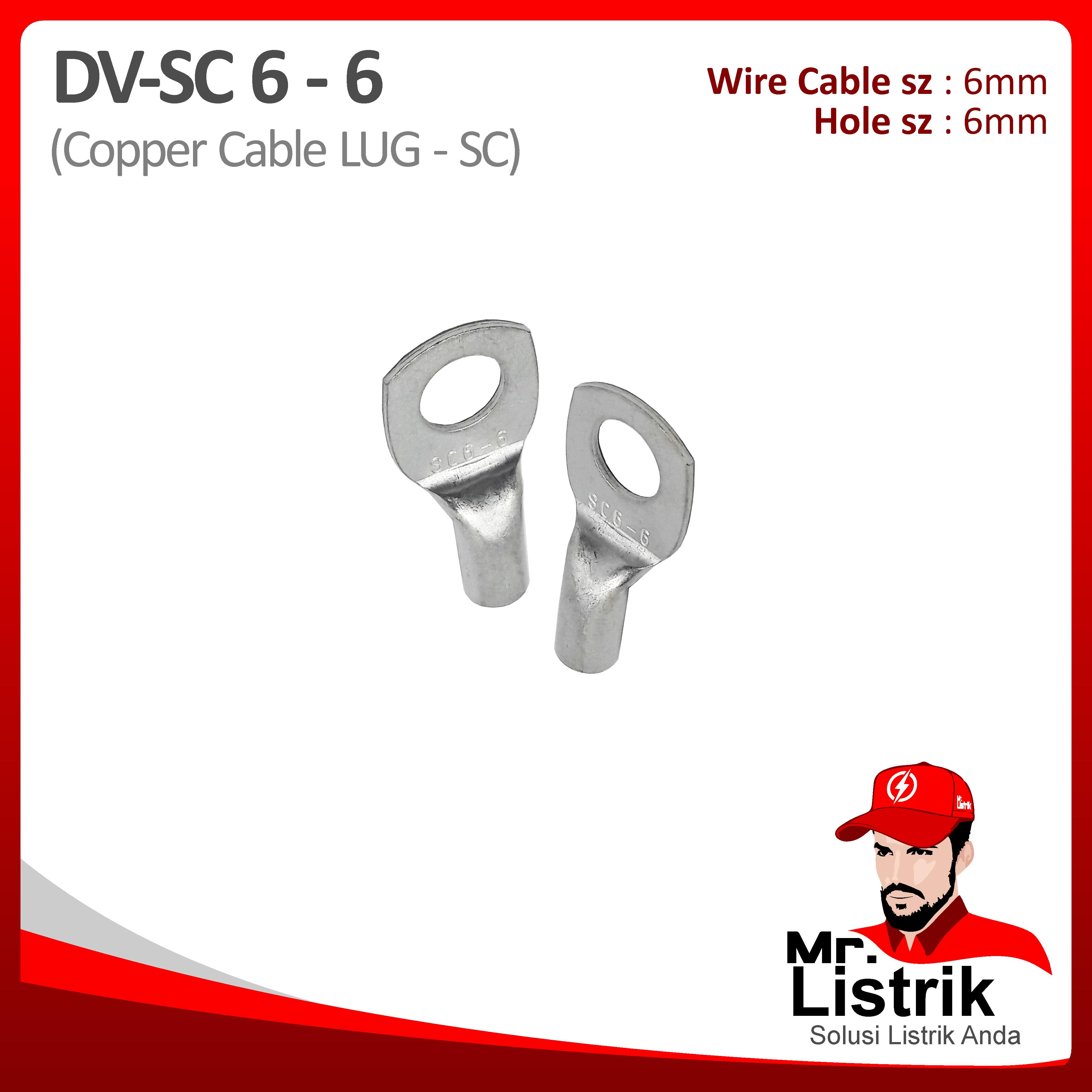 Copper Skun SC 6mm M6 DV SC6-6