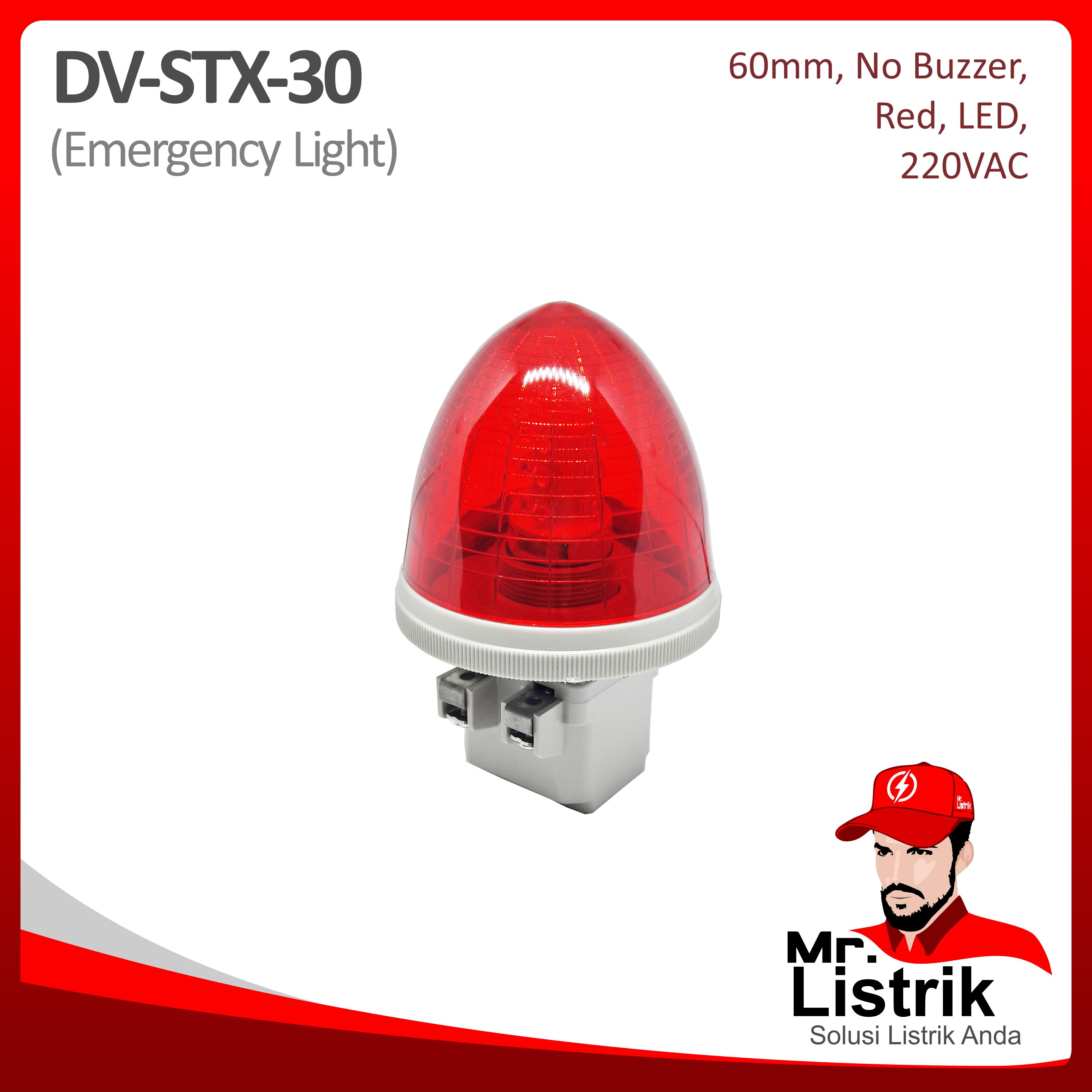 Emergency Light LED 60mm 220VAC DV STX-30