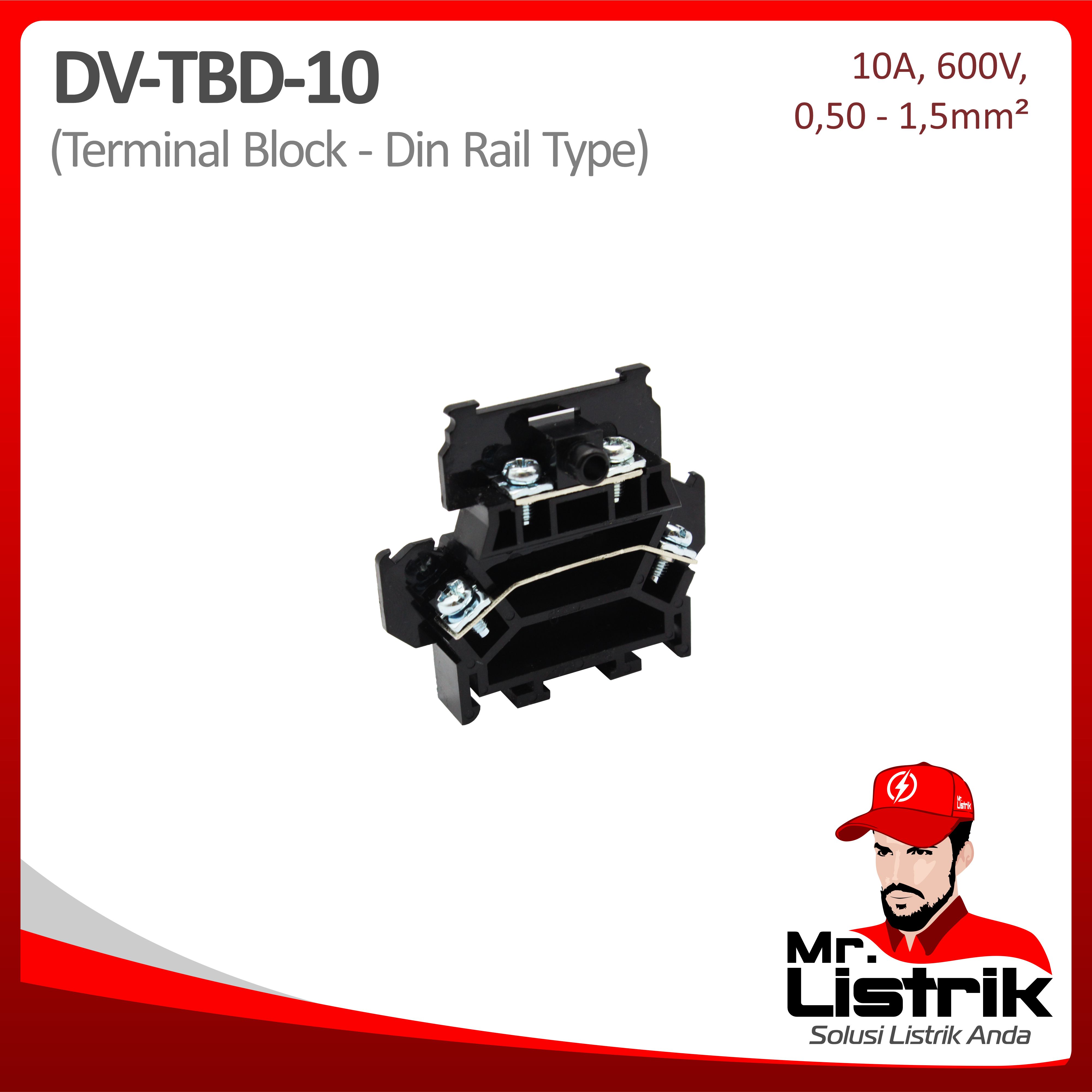 Terminal Block TBD Series 10A DV TBD-10