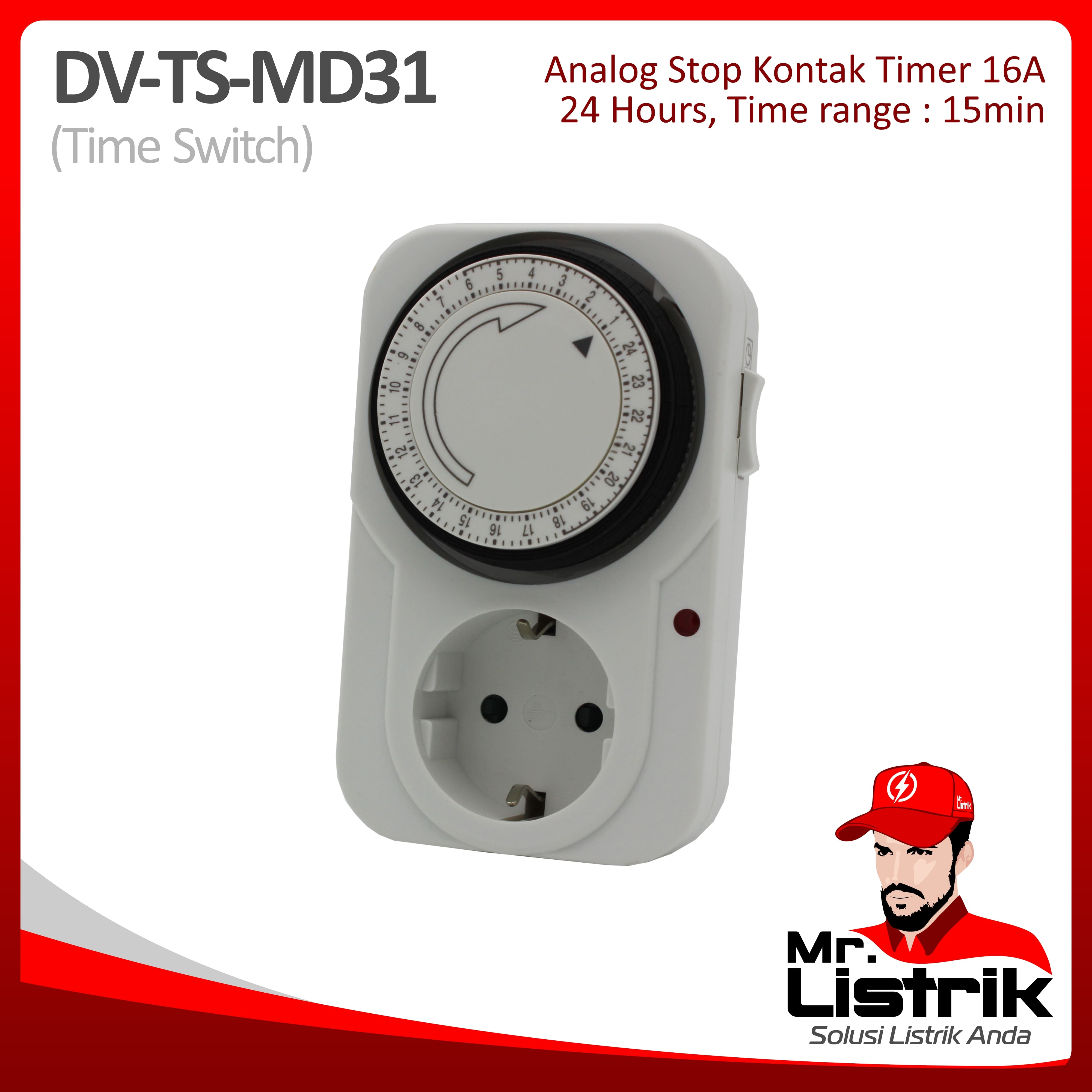Analog Stop Kontak Timer DV TS-MD31