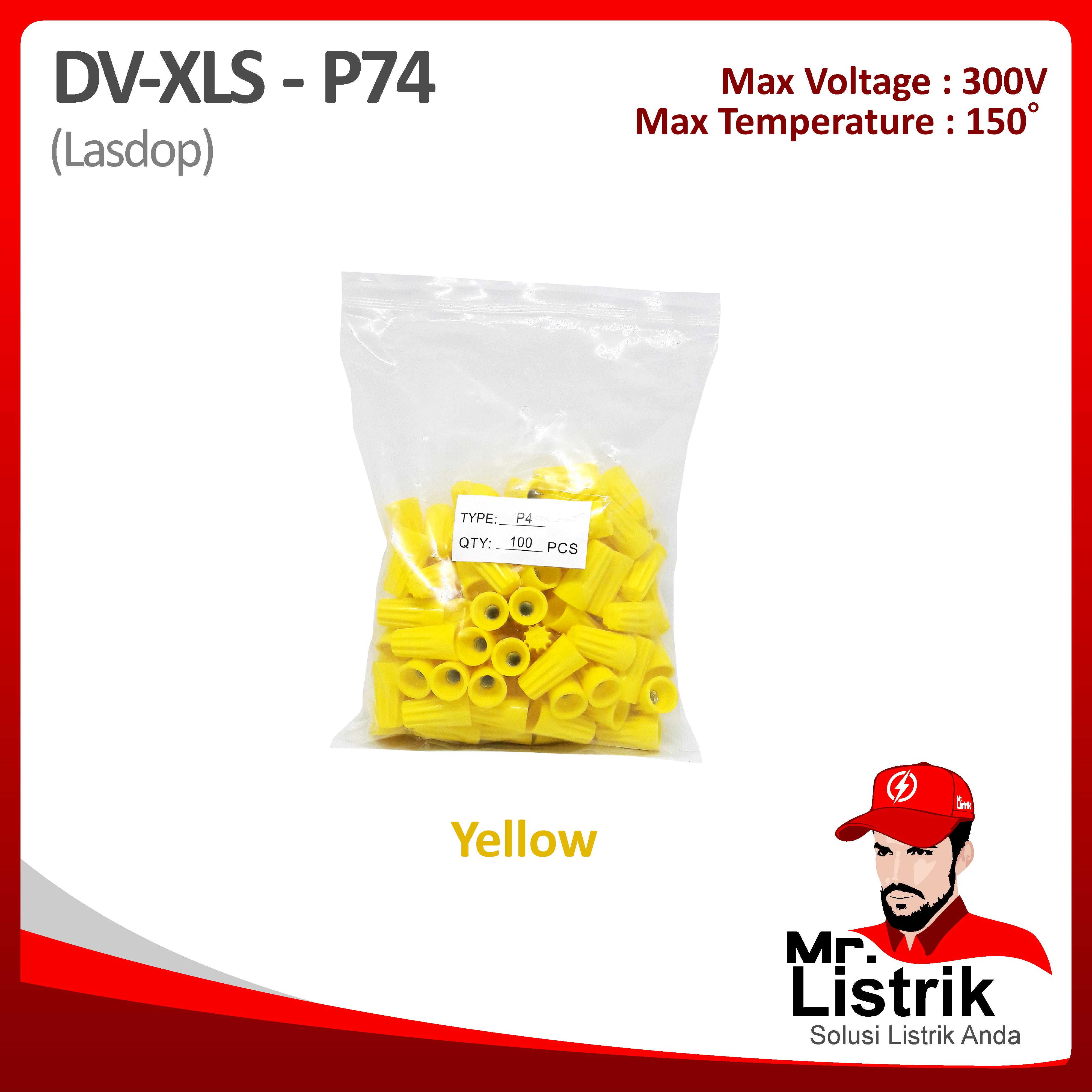 Lasdop 2.5-4mm Yellow DV XLS-P74