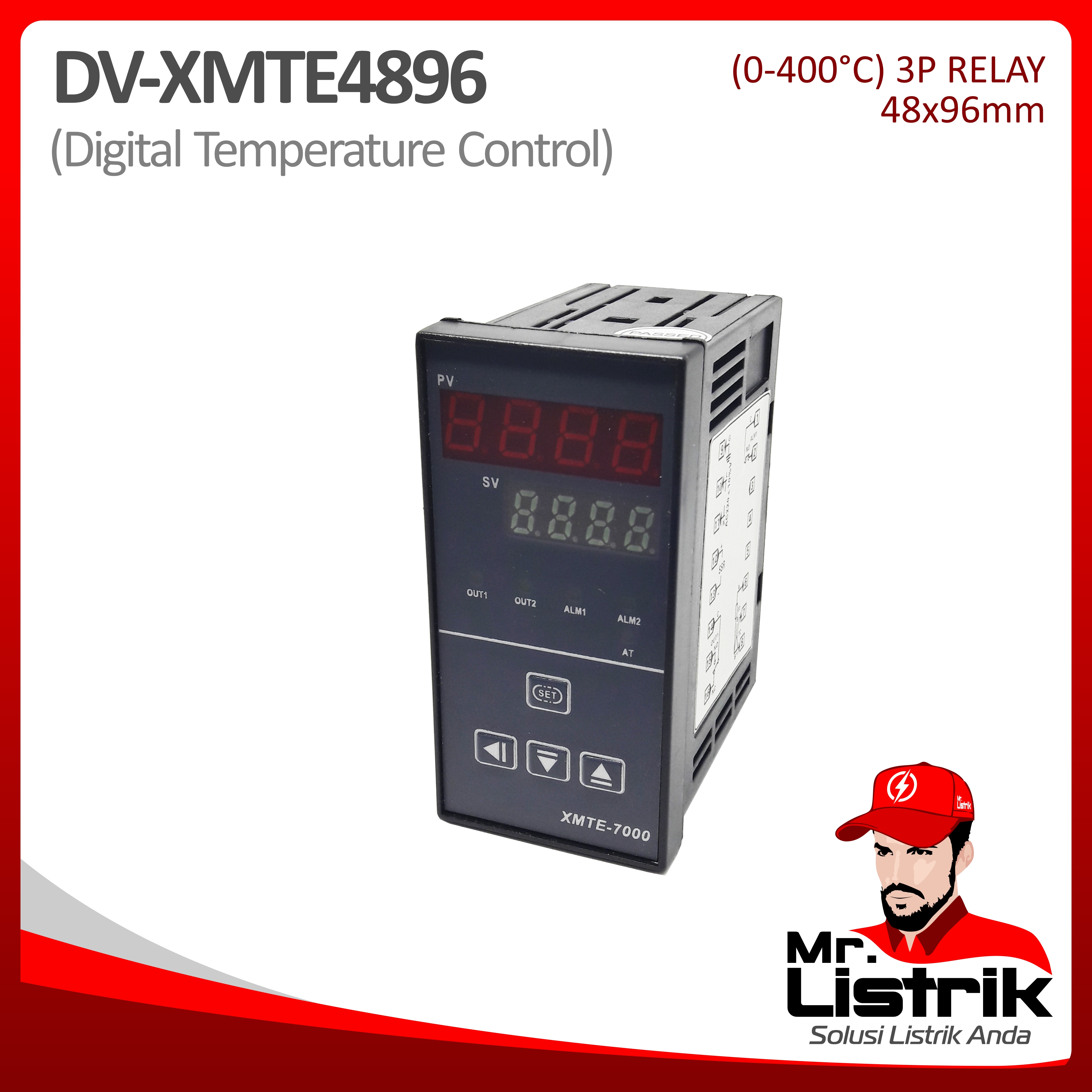 Digital Temperature Control 48x96 DV XMTE4896