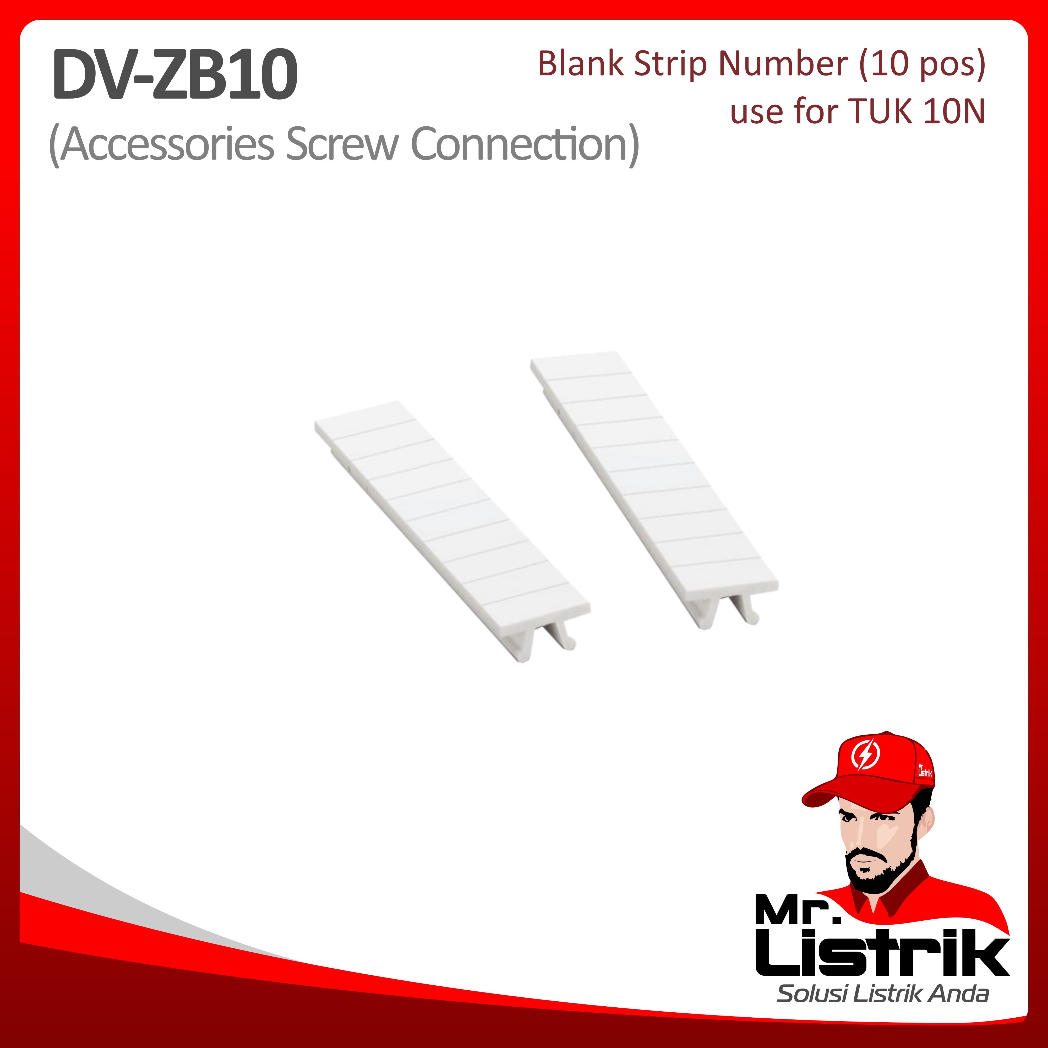 Blank Strip Teminal Block TUK10 DV ZB10