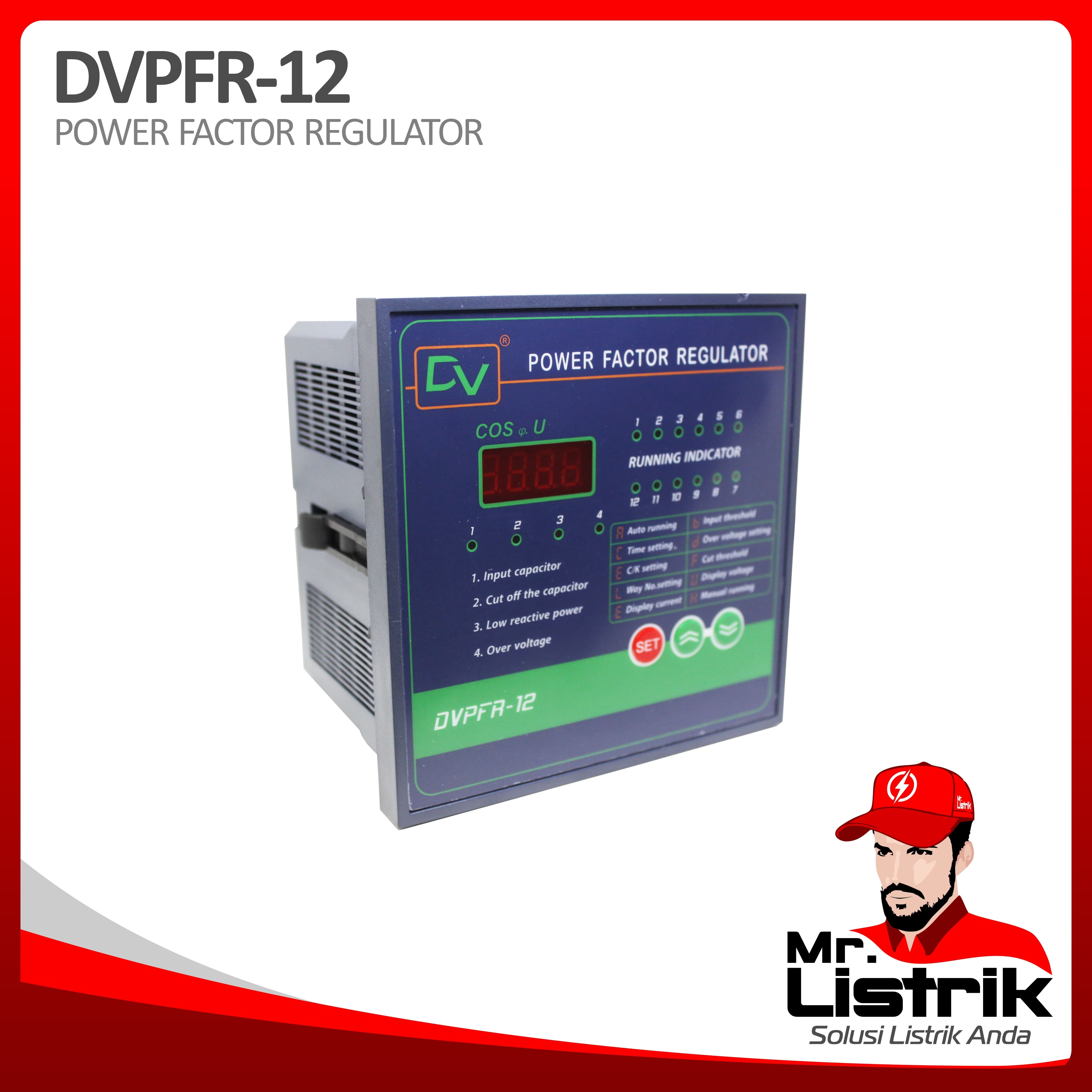Power Factor Regulator 12 Step DVPFR-12