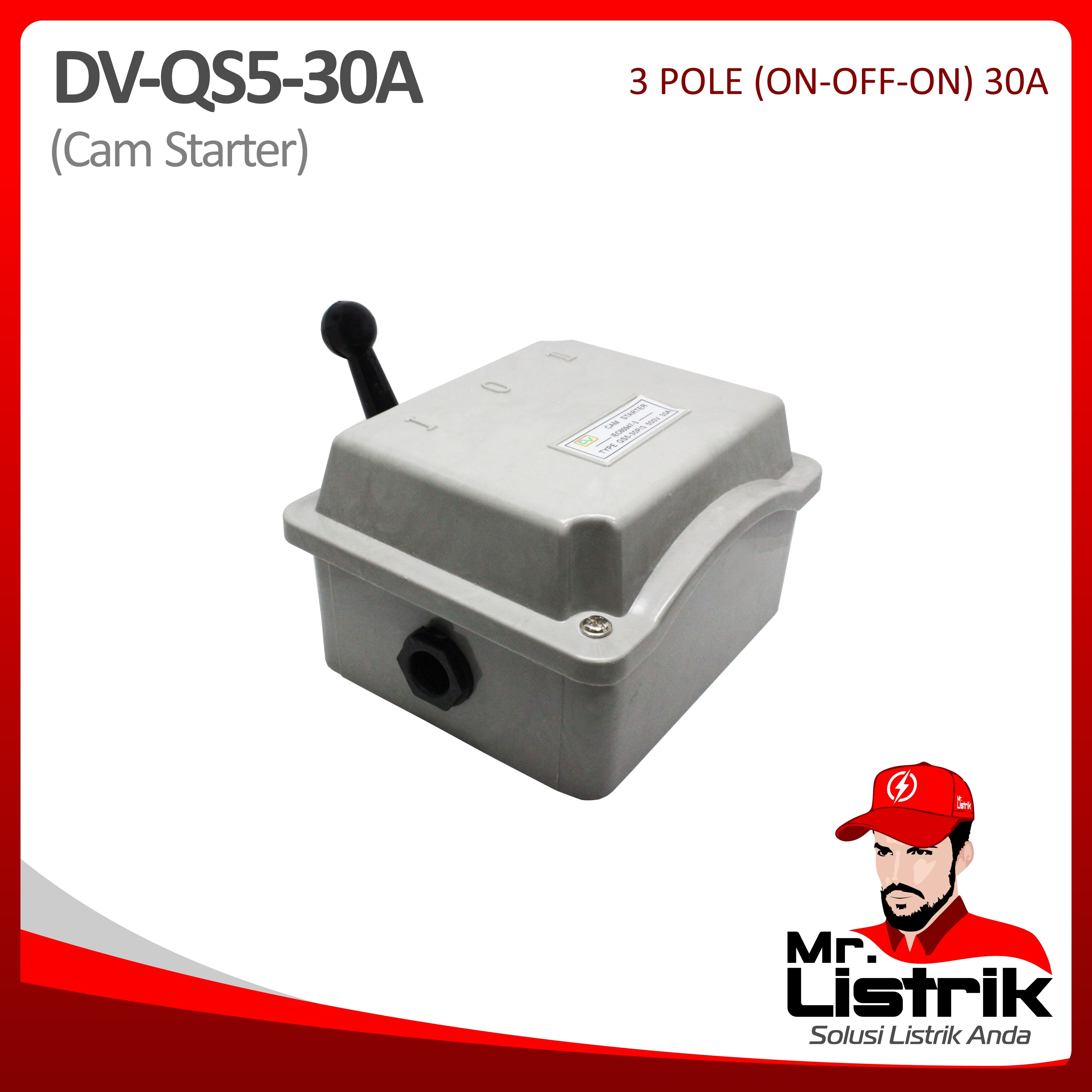 Cam Starter Resin 3P 30A DV QS5-30A