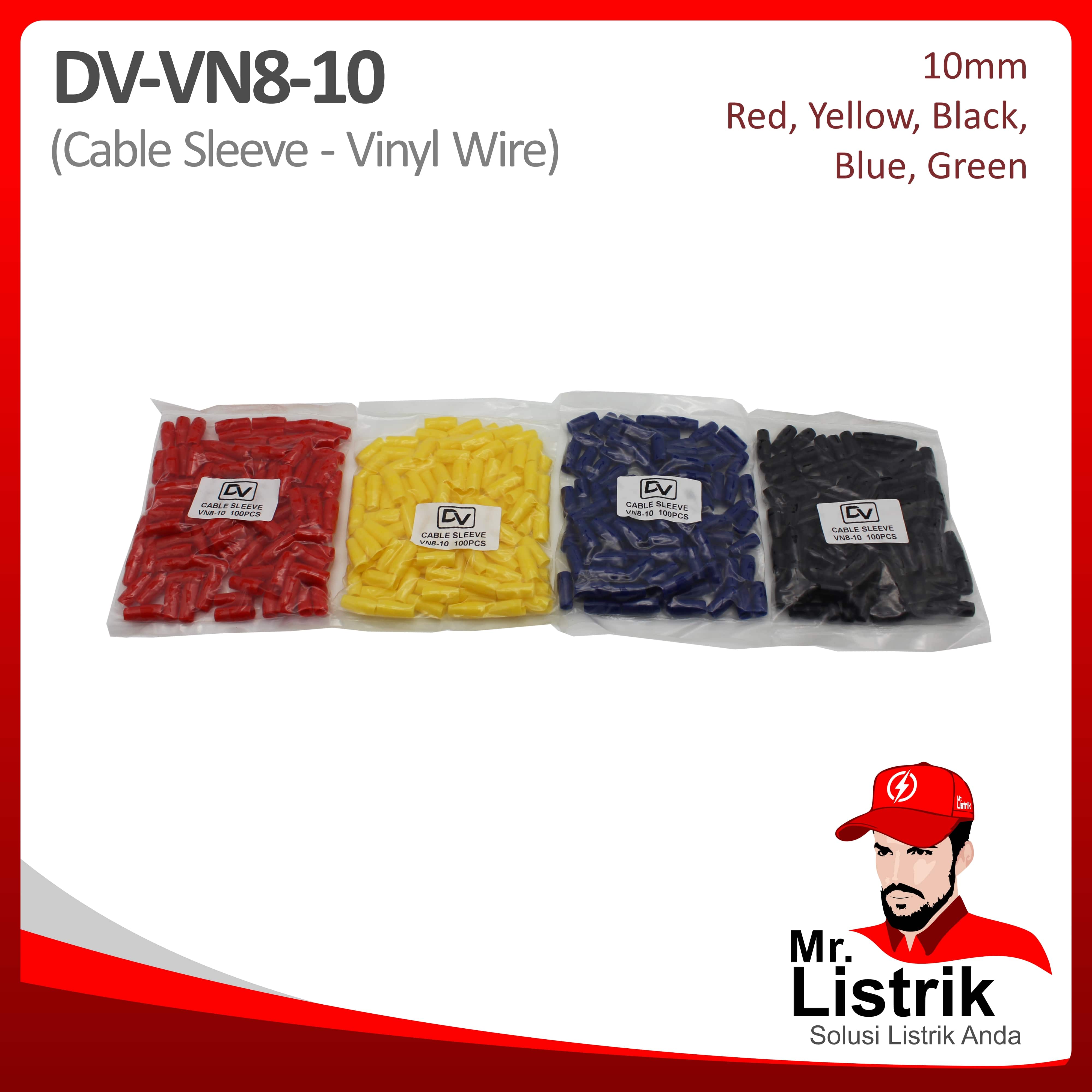 Cable Sleeve Vinyl 10mm DV VN8-10