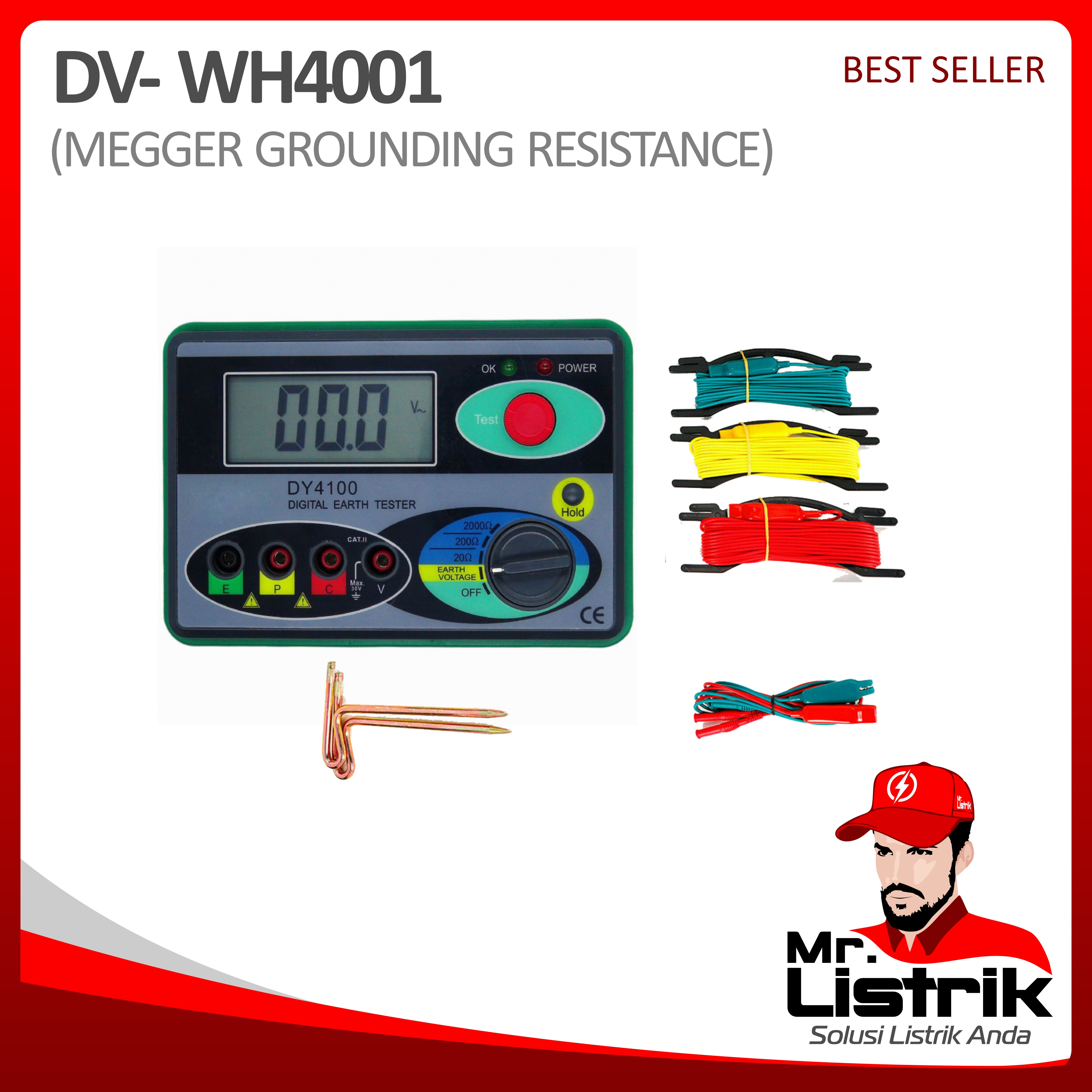 Megger Grounding Resistance DV WH 4100